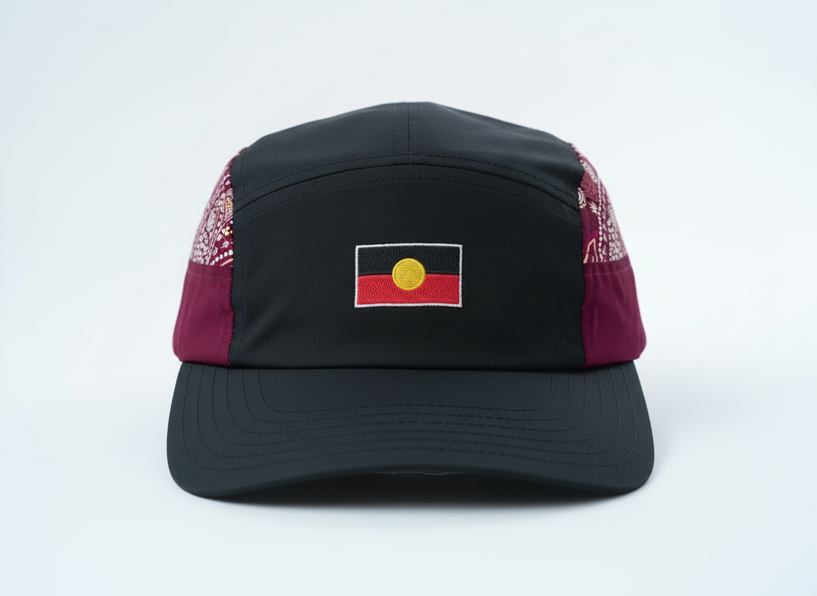 Aboriginal Classic Sports Lid – Maroon Edition