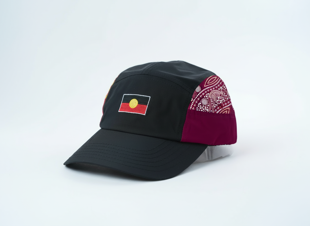 Aboriginal Classic Sports Lid – Maroon Edition