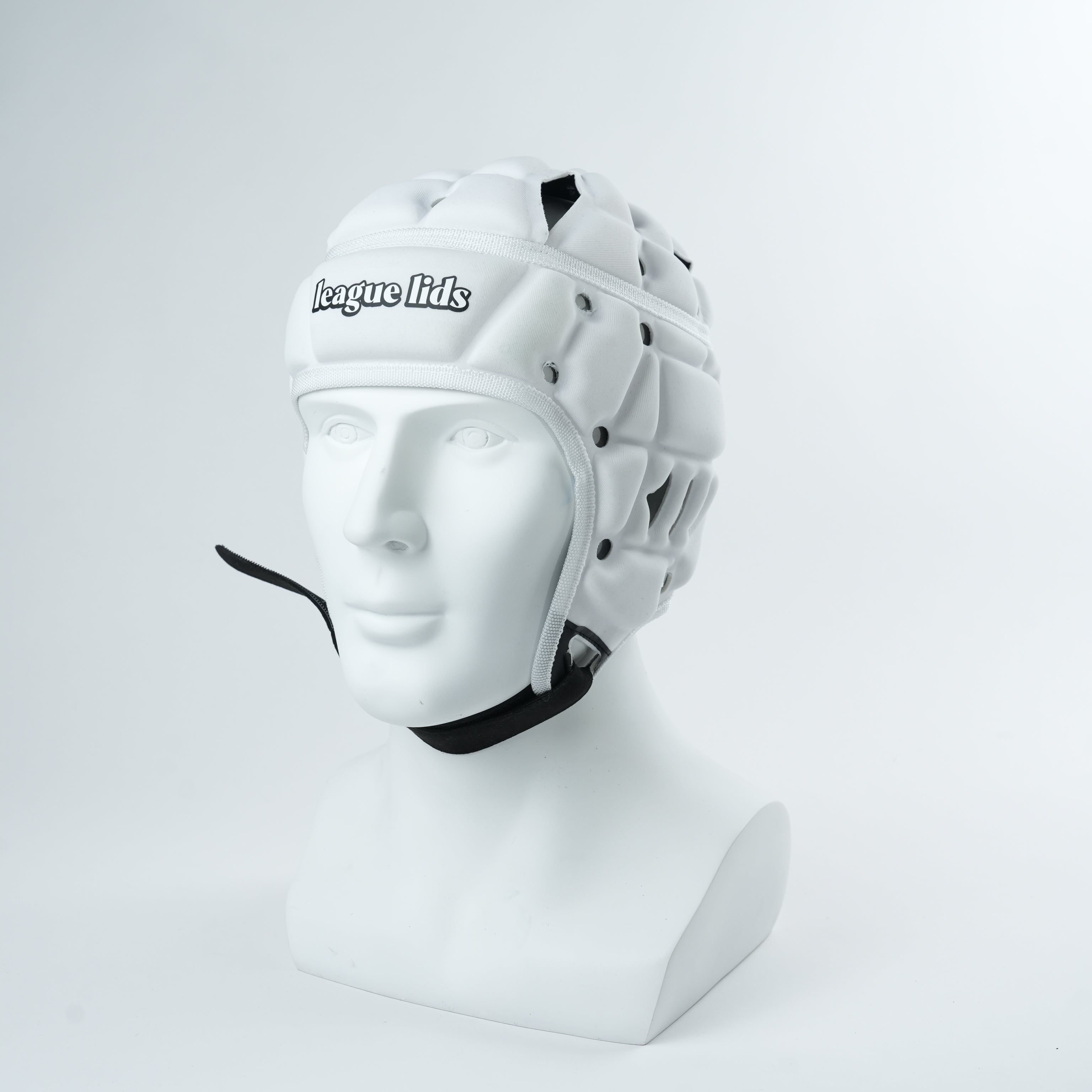 White Classic Headguard Lid