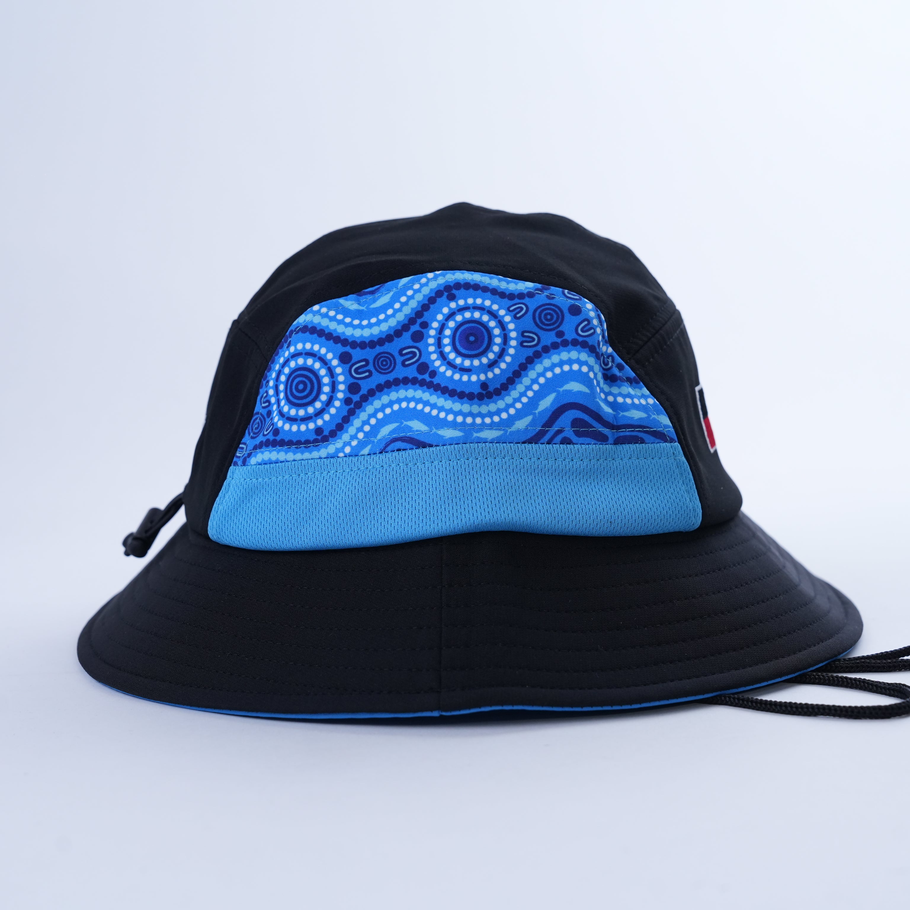 Aboriginal Bucket Lid – Blue Edition
