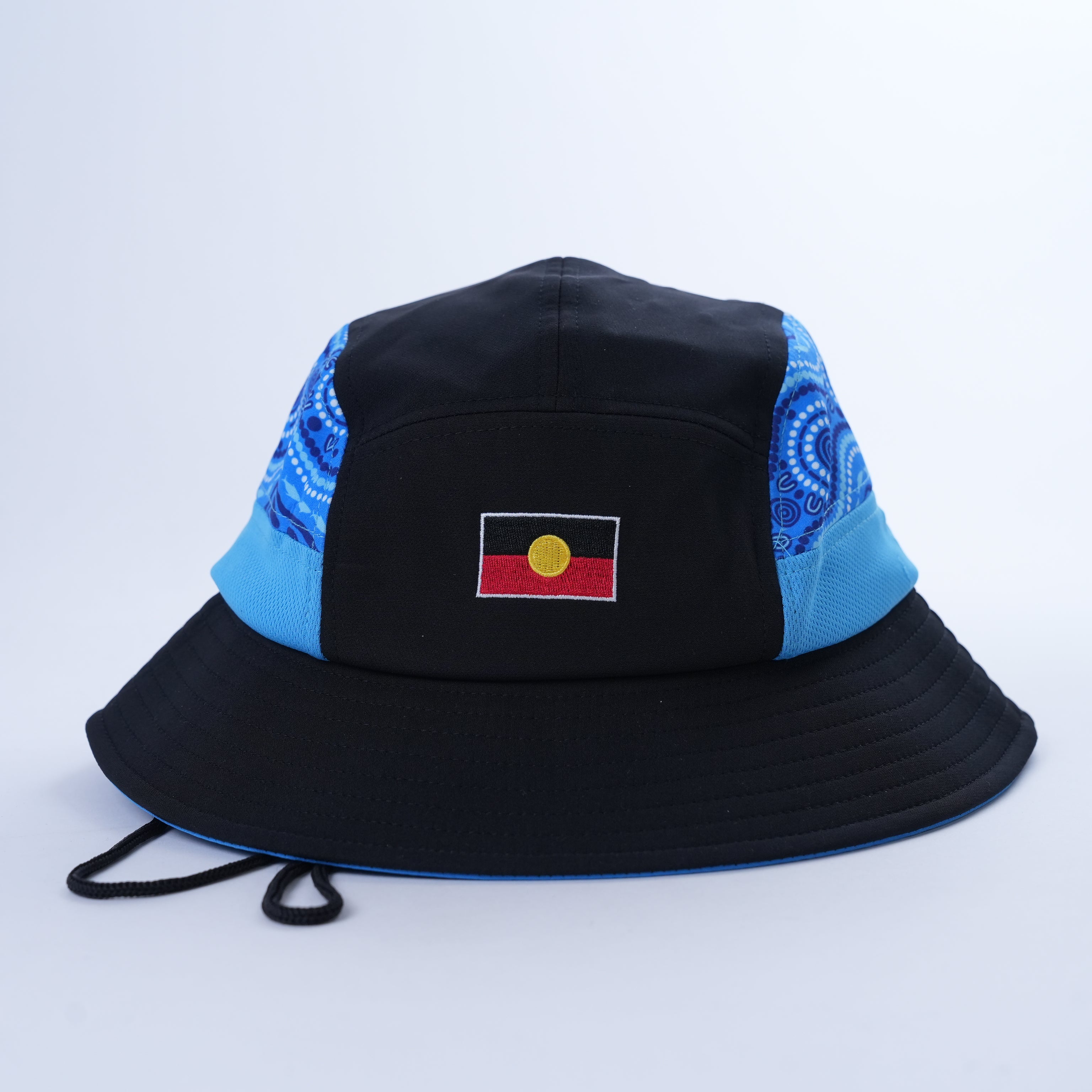 Aboriginal Bucket Lid – Blue Edition