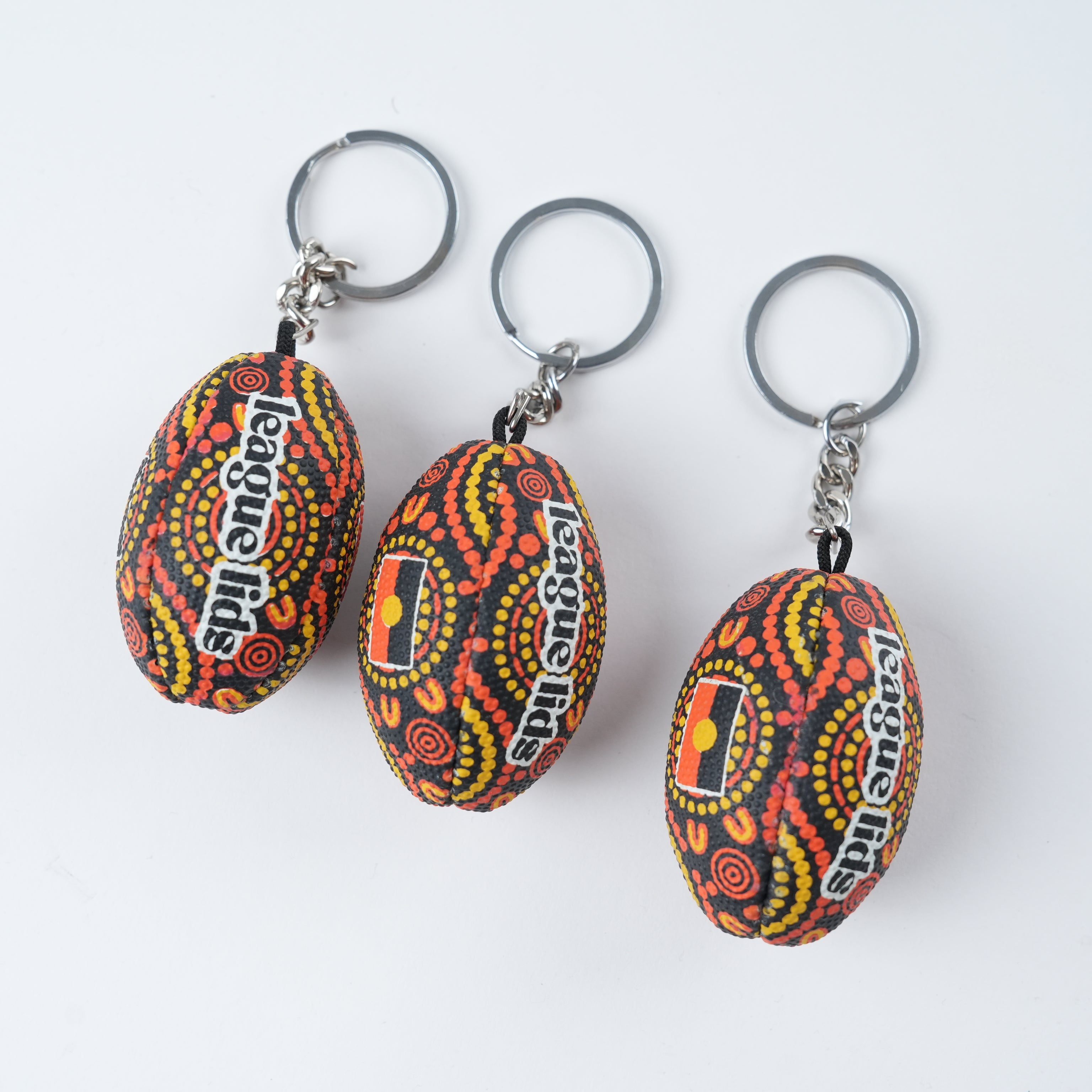 Aboriginal Ball Keychain - Extended Edition - back view | League Lids