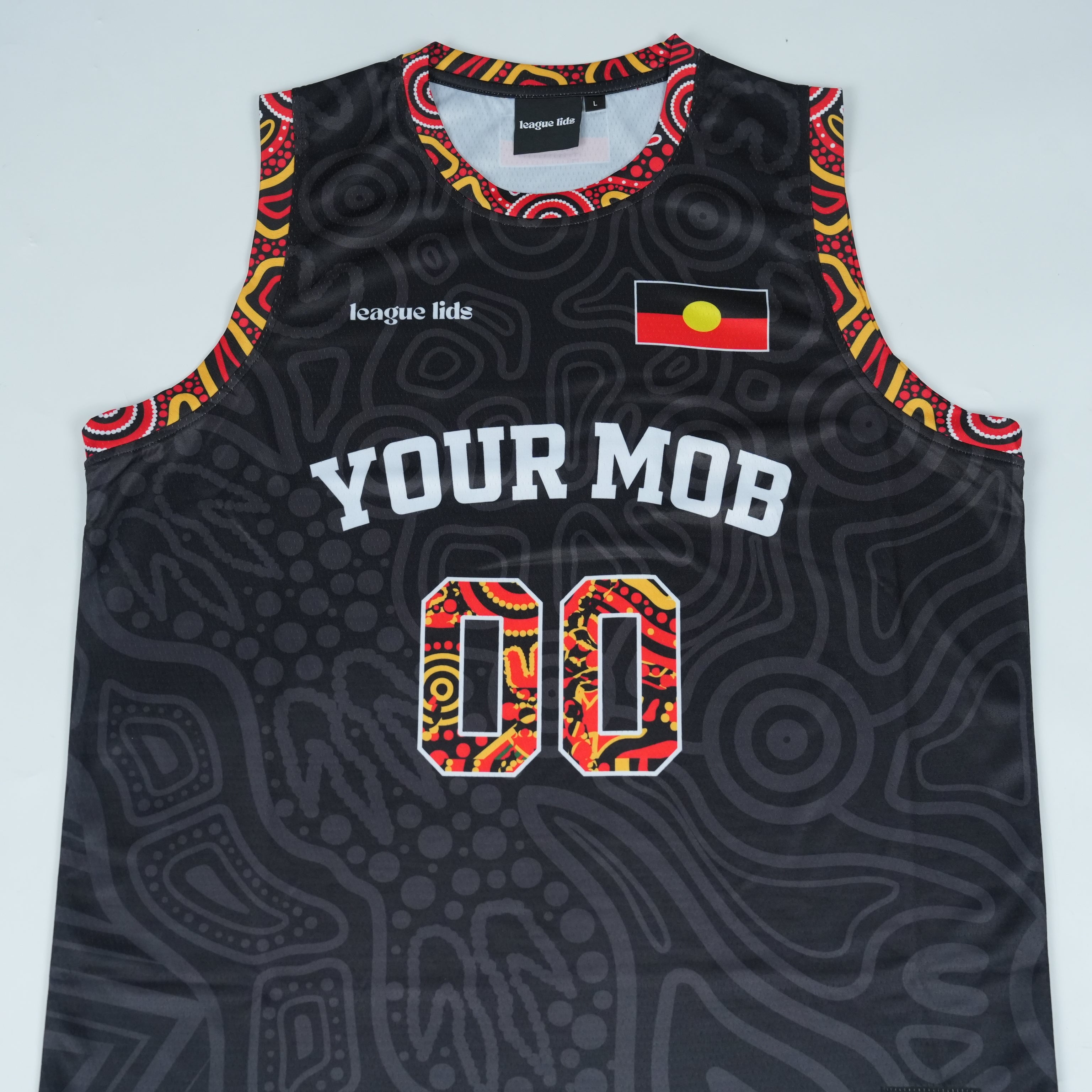 Aboriginal basketball jersey