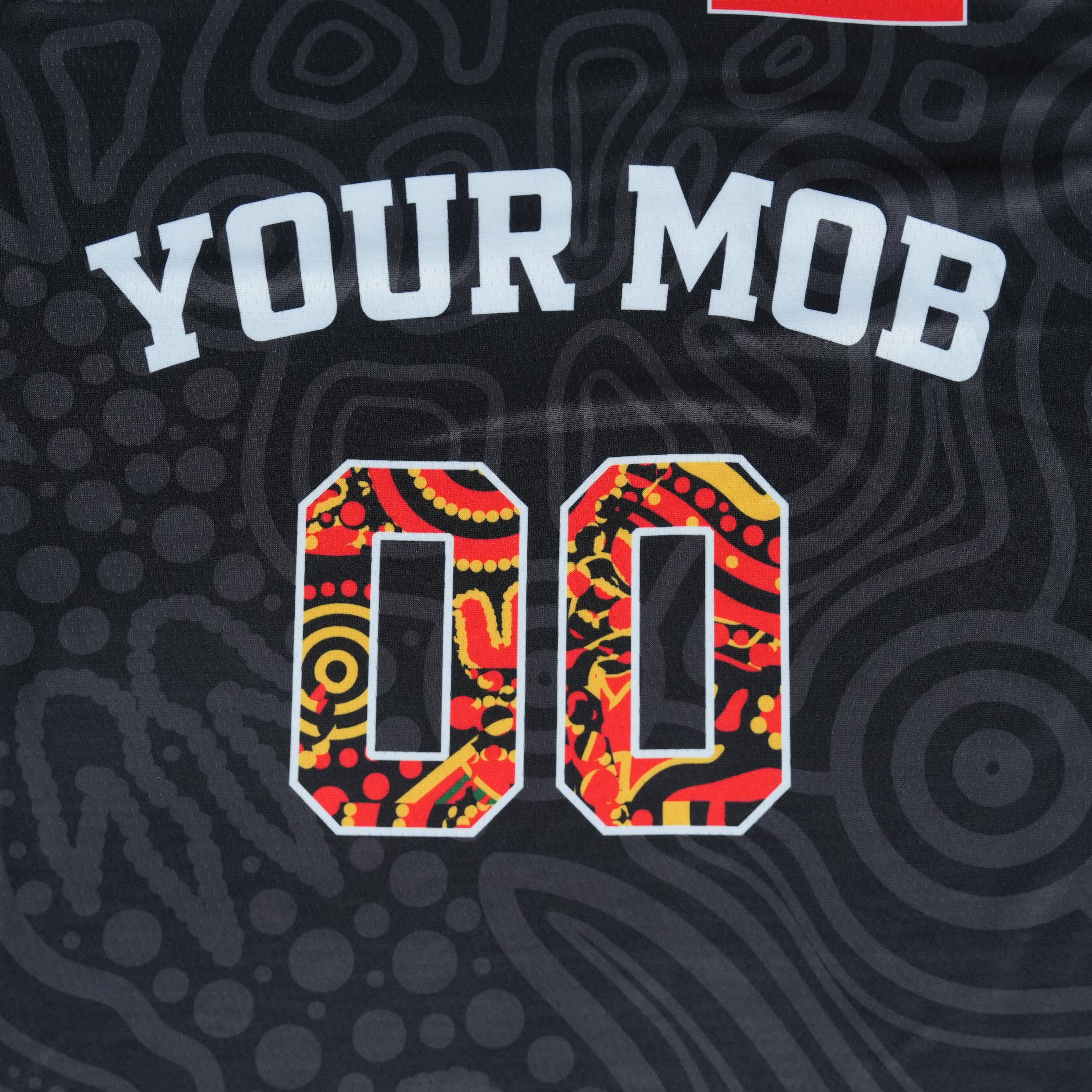 Aboriginal basketball jersey