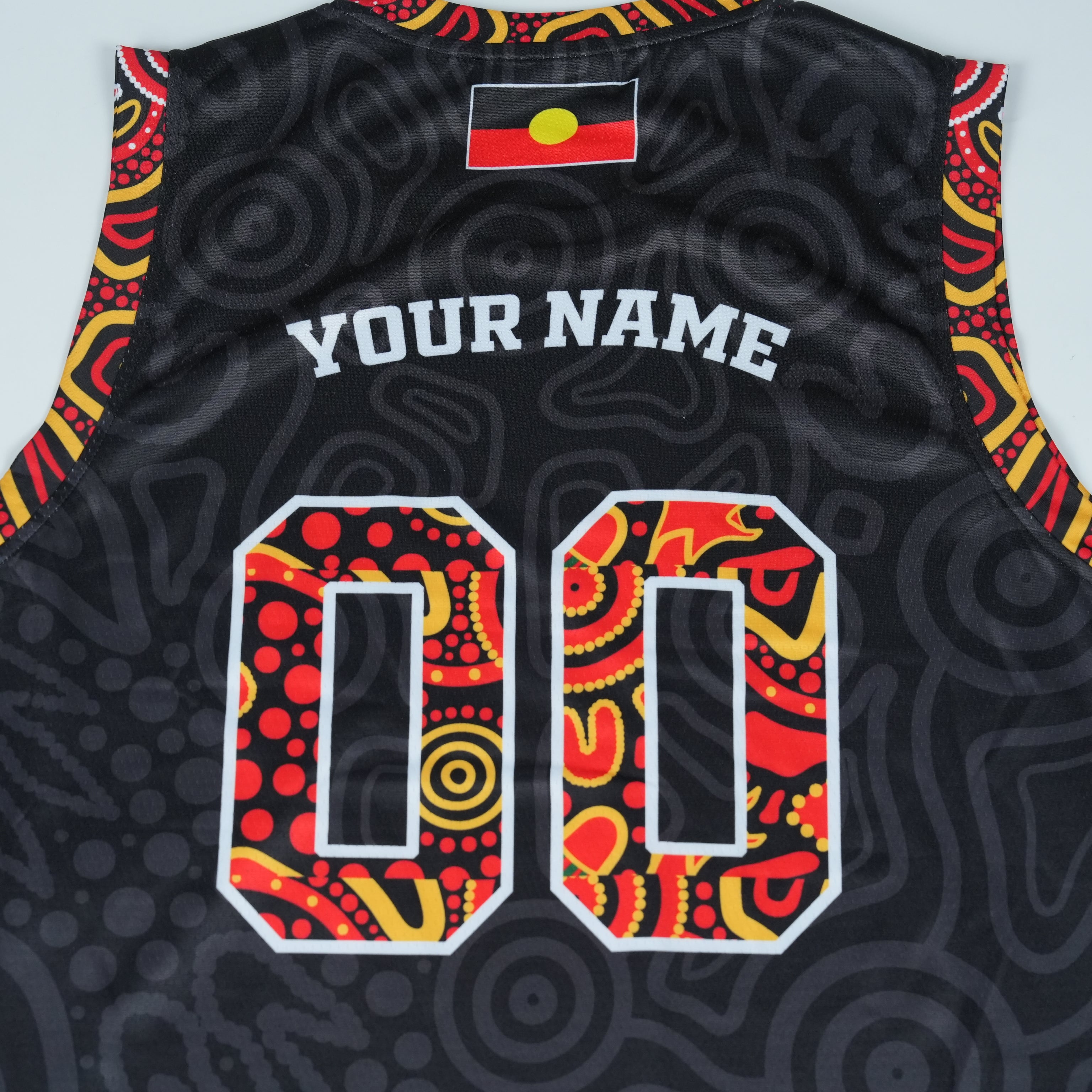 Aboriginal basketball jersey