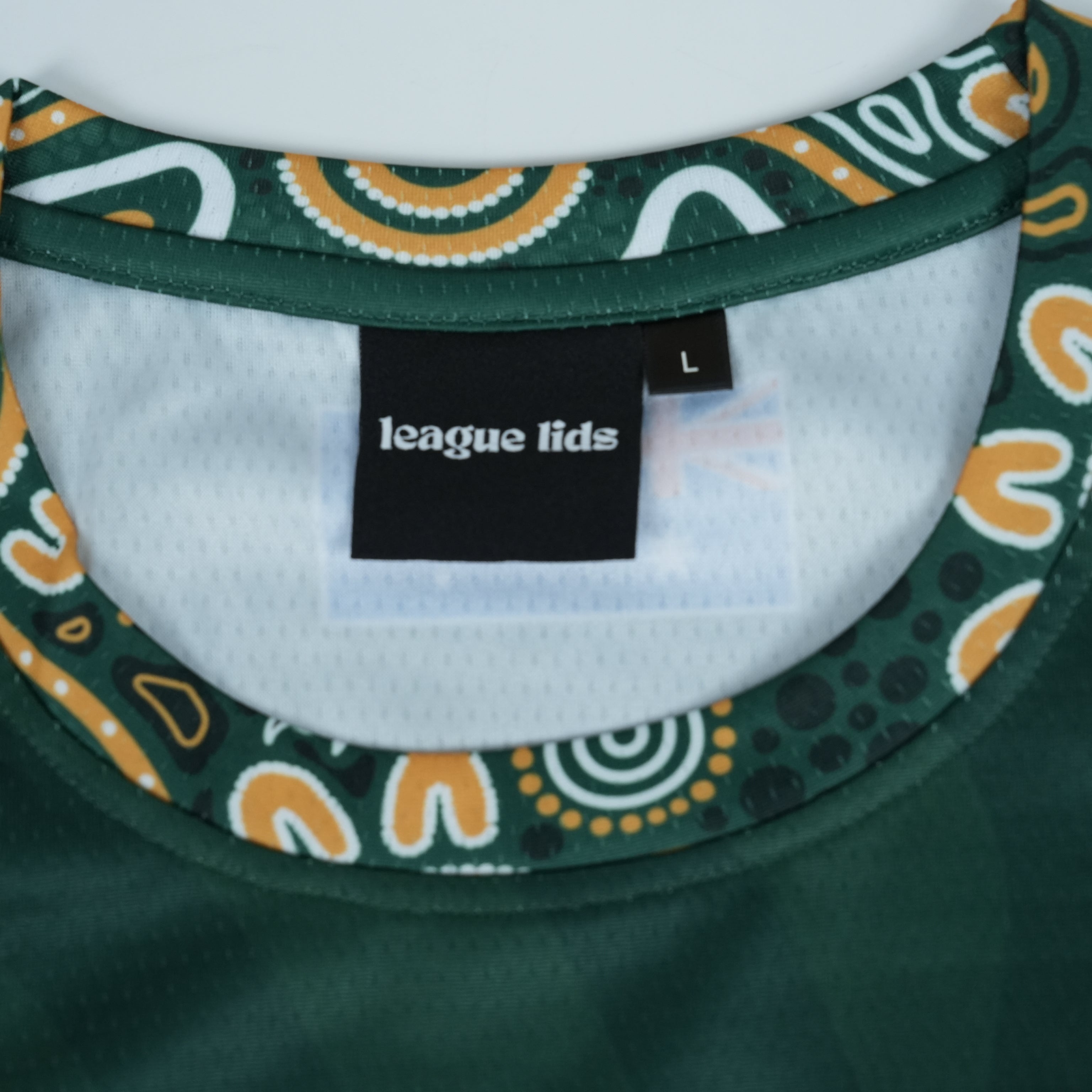 Australia basketball jersey detail