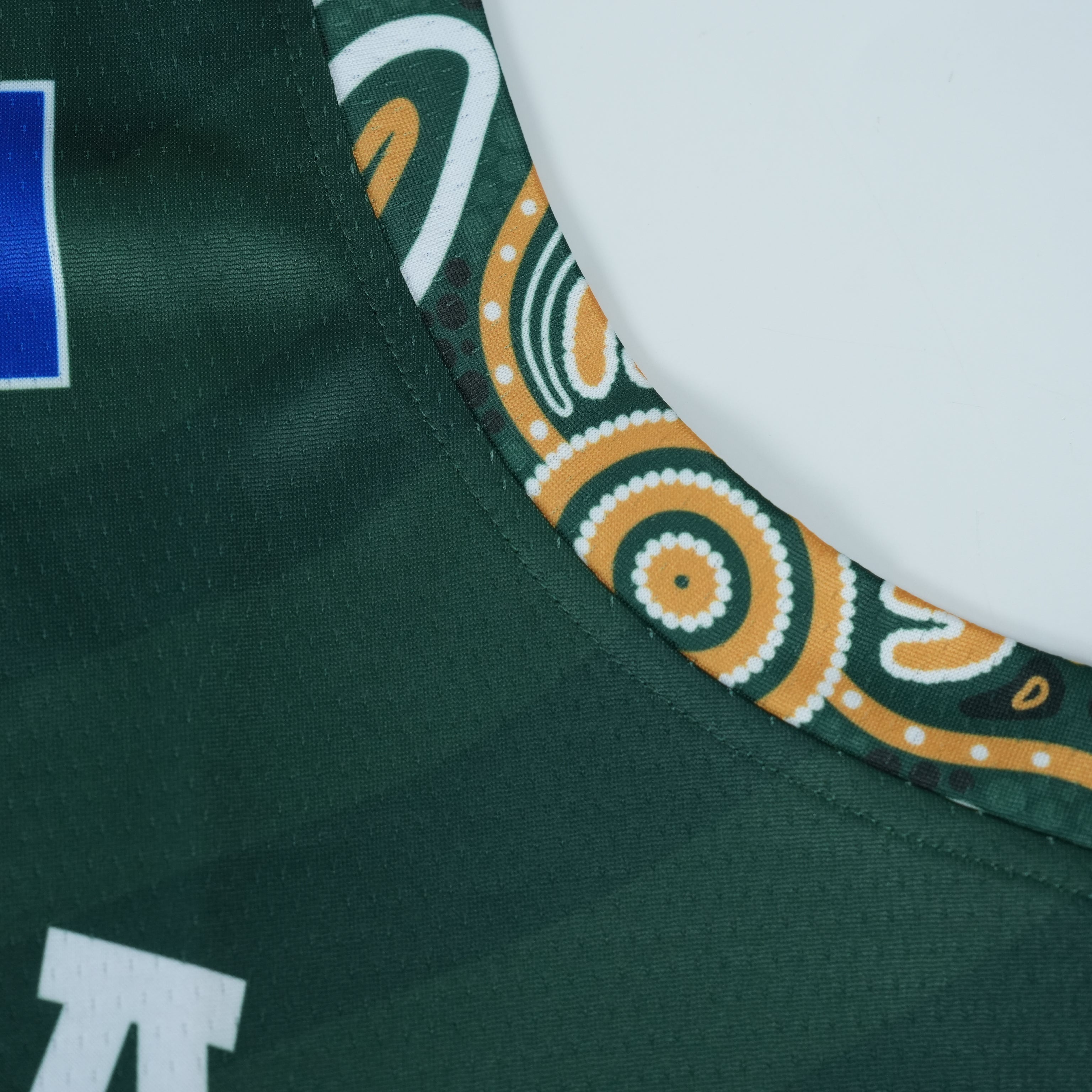 Australia basketball jersey detail