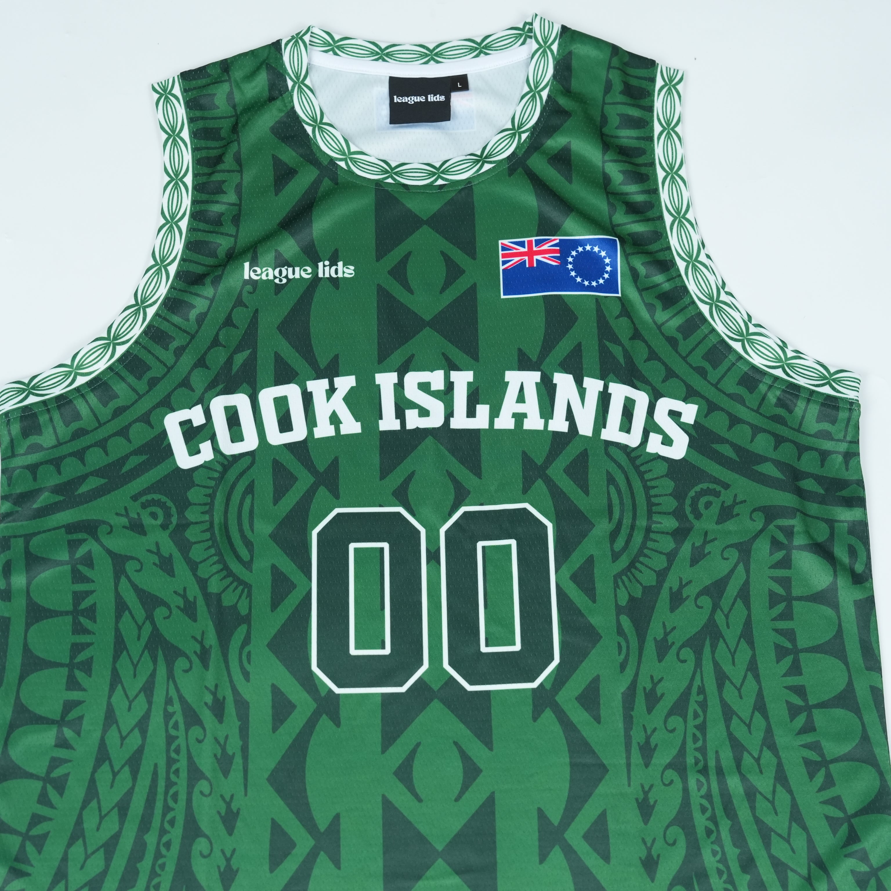 Cook Islands basketball jersey front