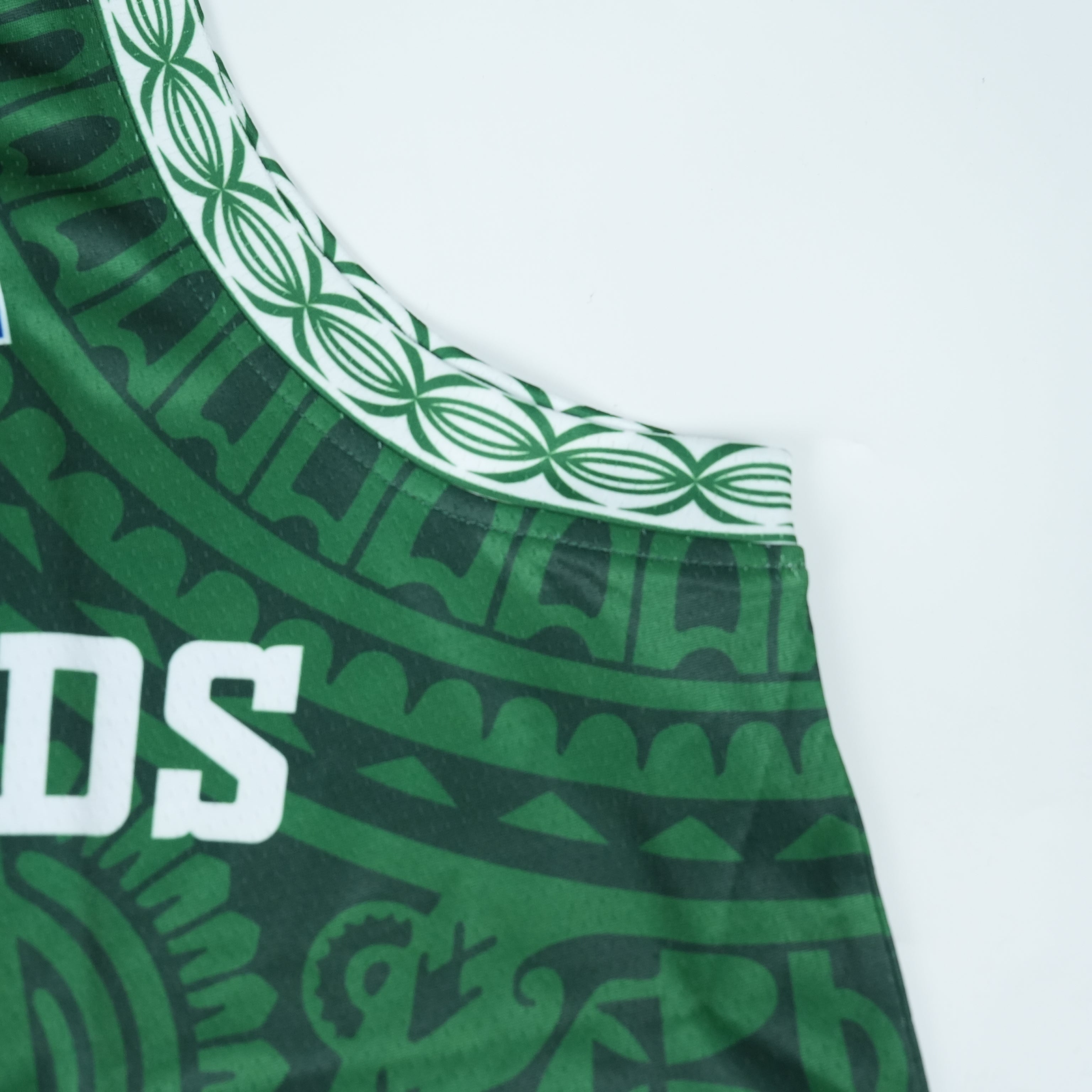 Cook Islands basketball jersey detail