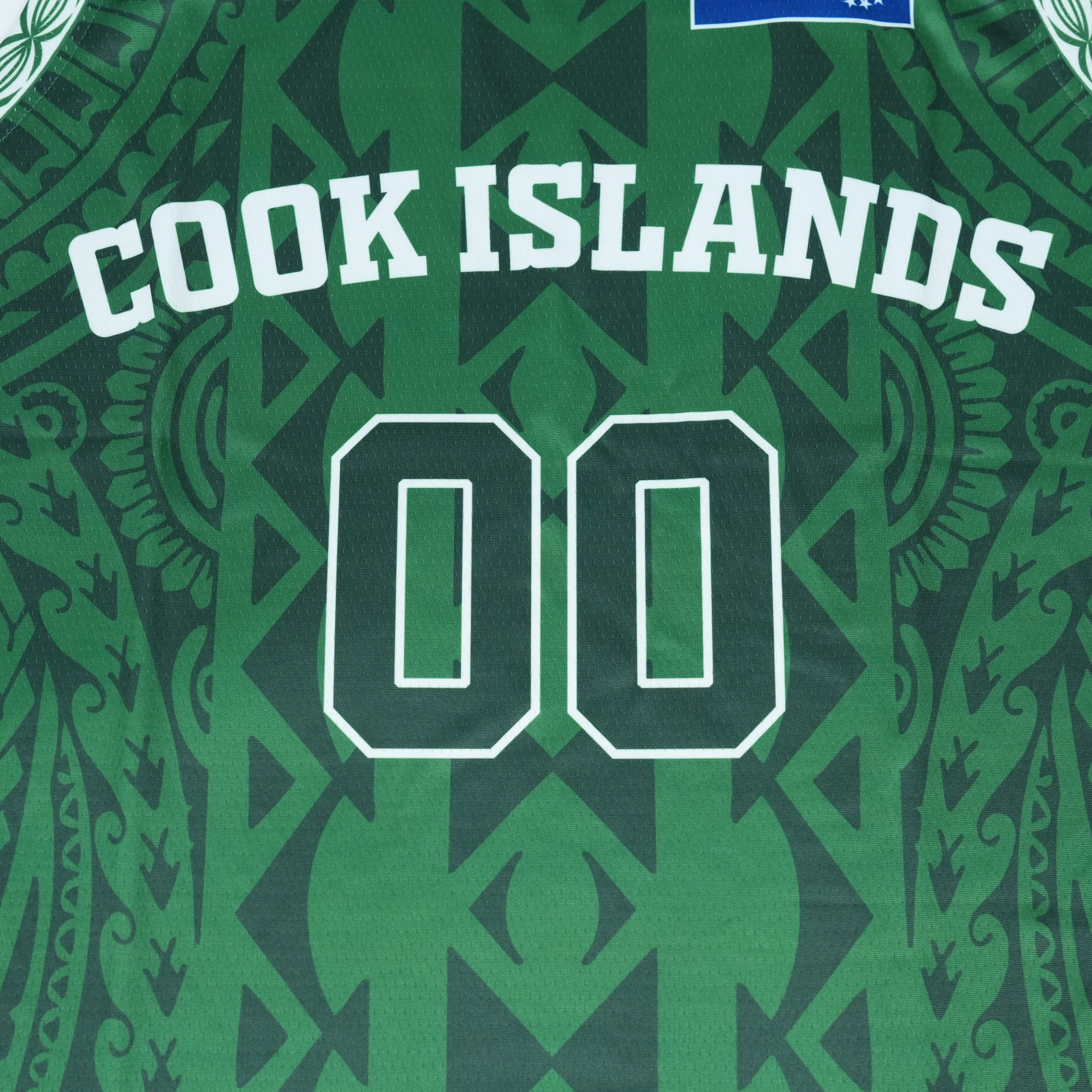 Cook Islands basketball jersey detail