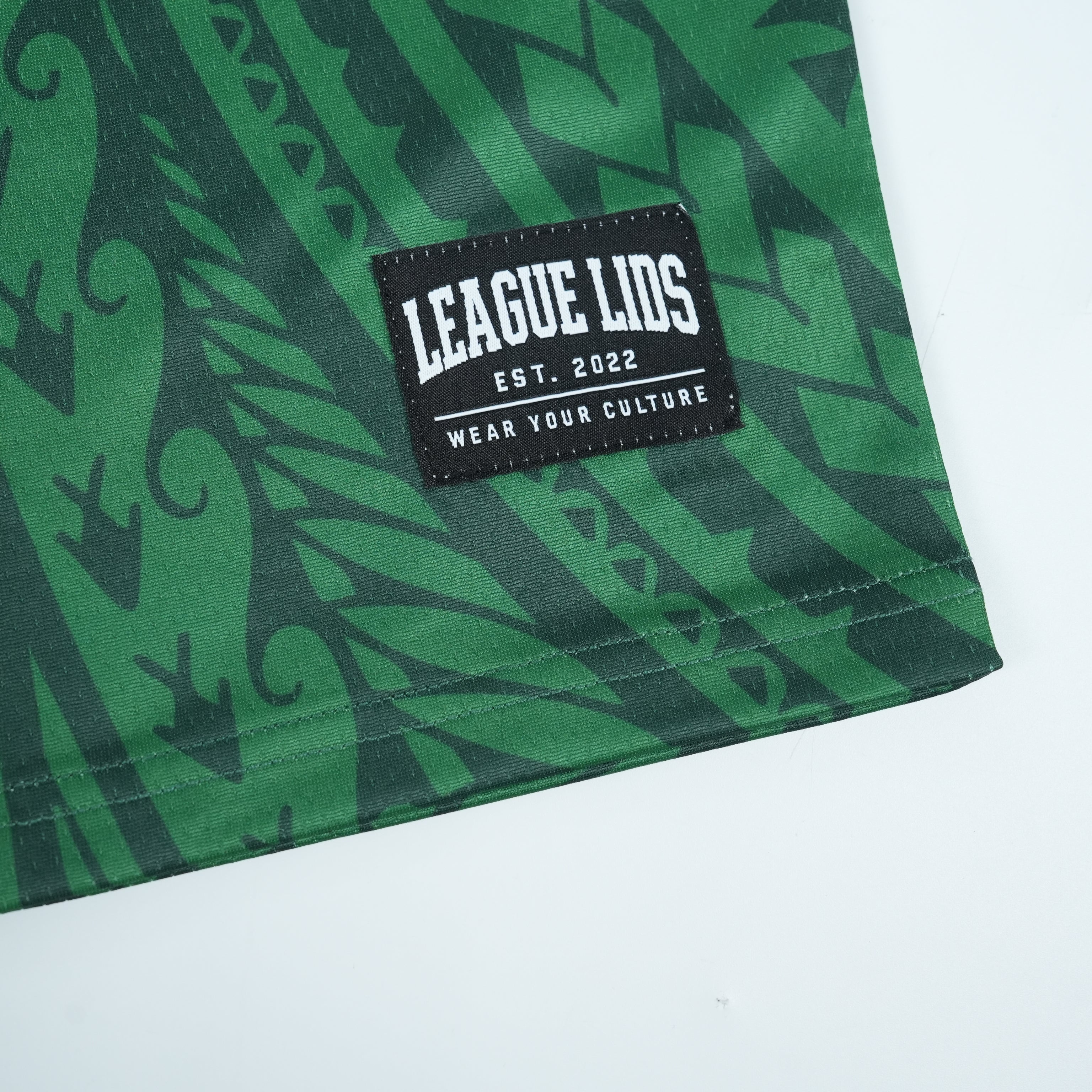 Cook Islands basketball shorts detail