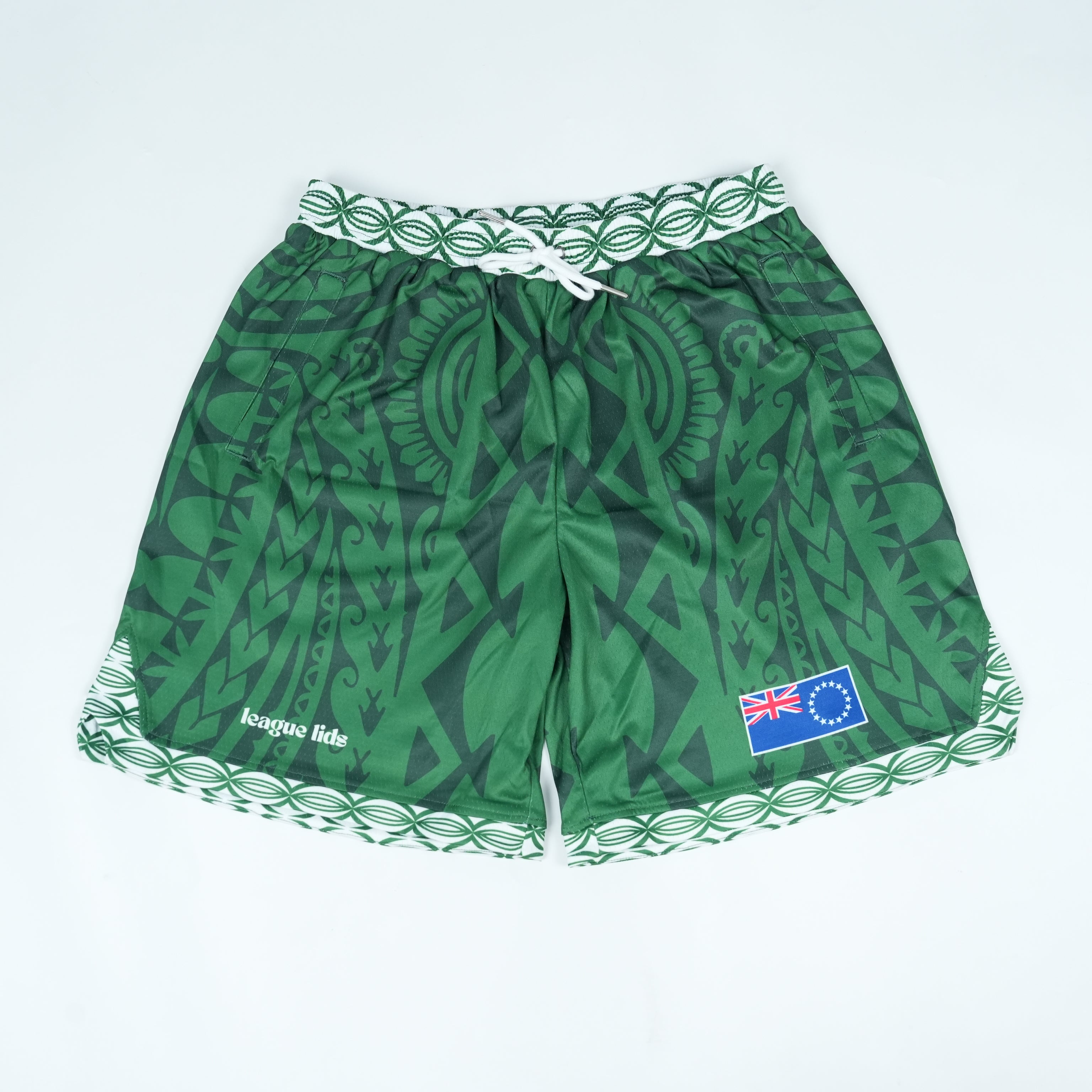 Cook Islands basketball shorts front