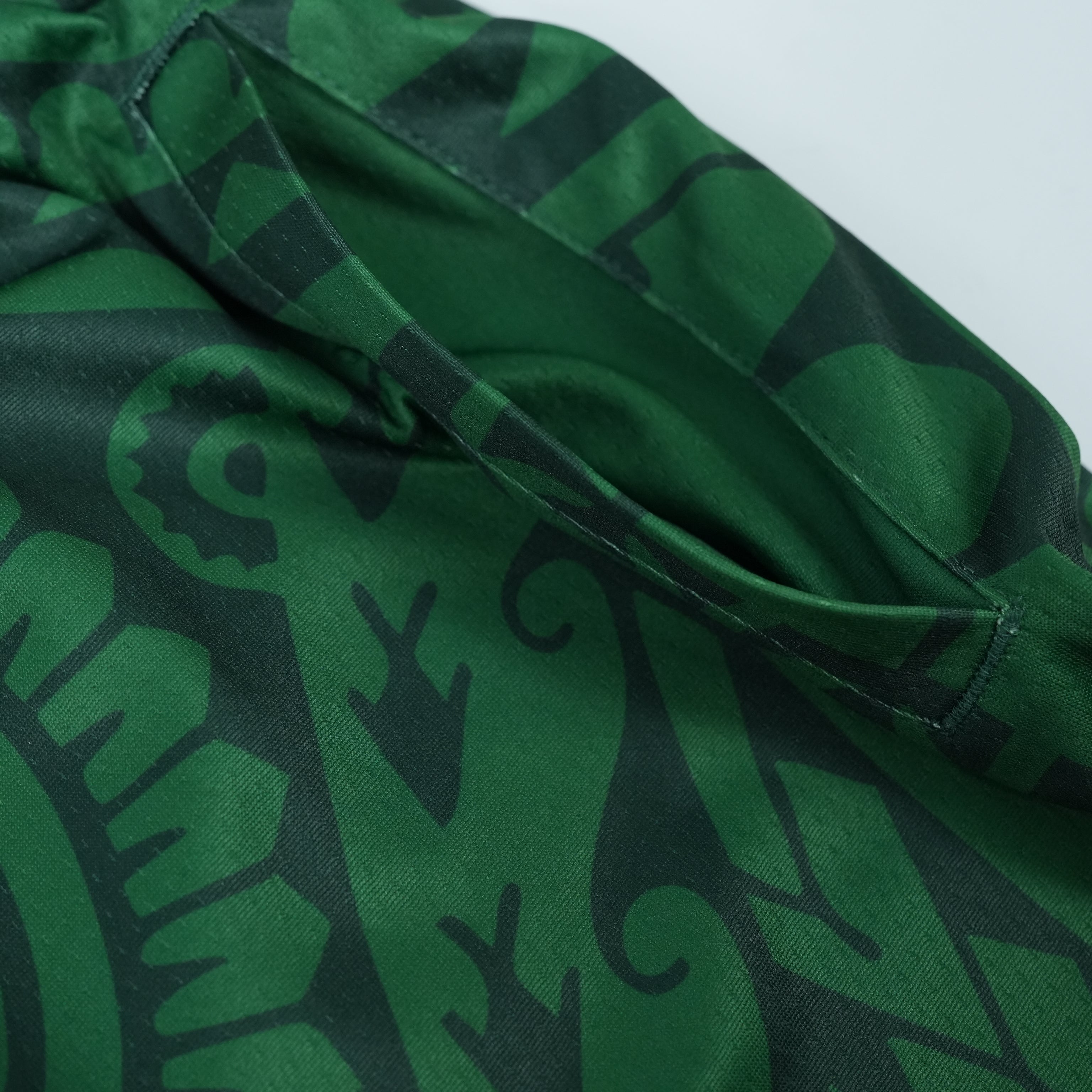 Cook Islands basketball shorts detail