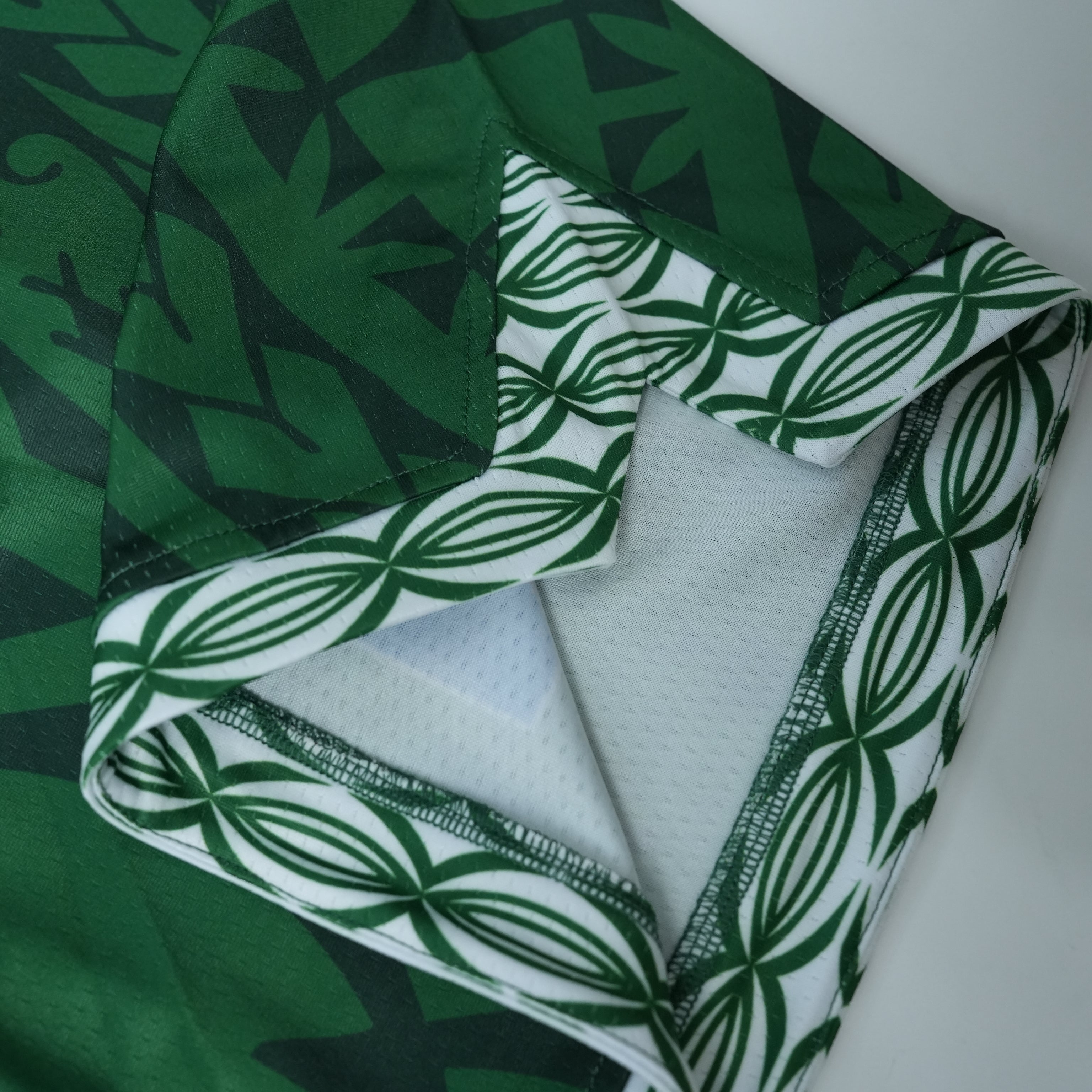 Cook Islands basketball shorts detail
