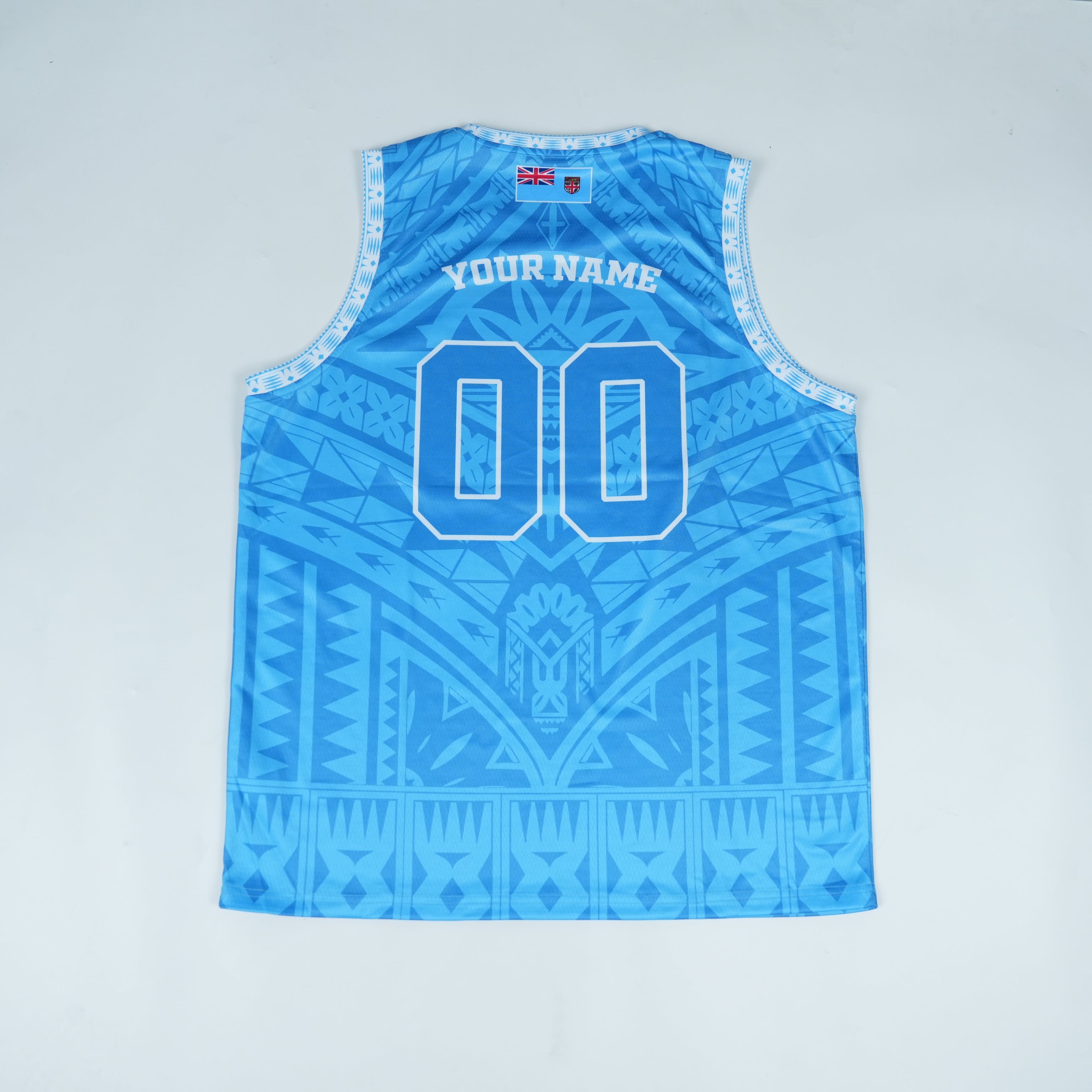 Fiji basketball jersey back