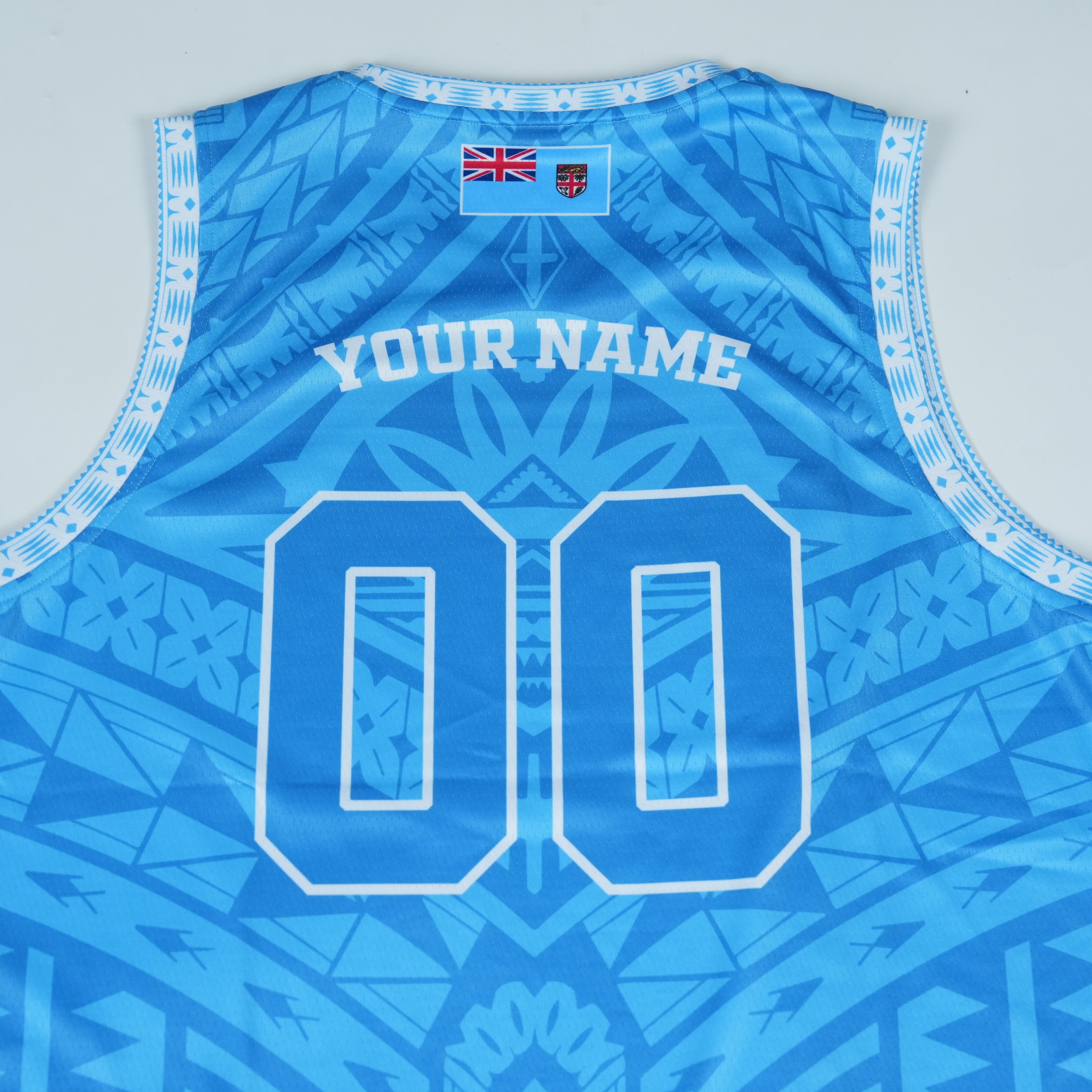 Fiji basketball jersey back