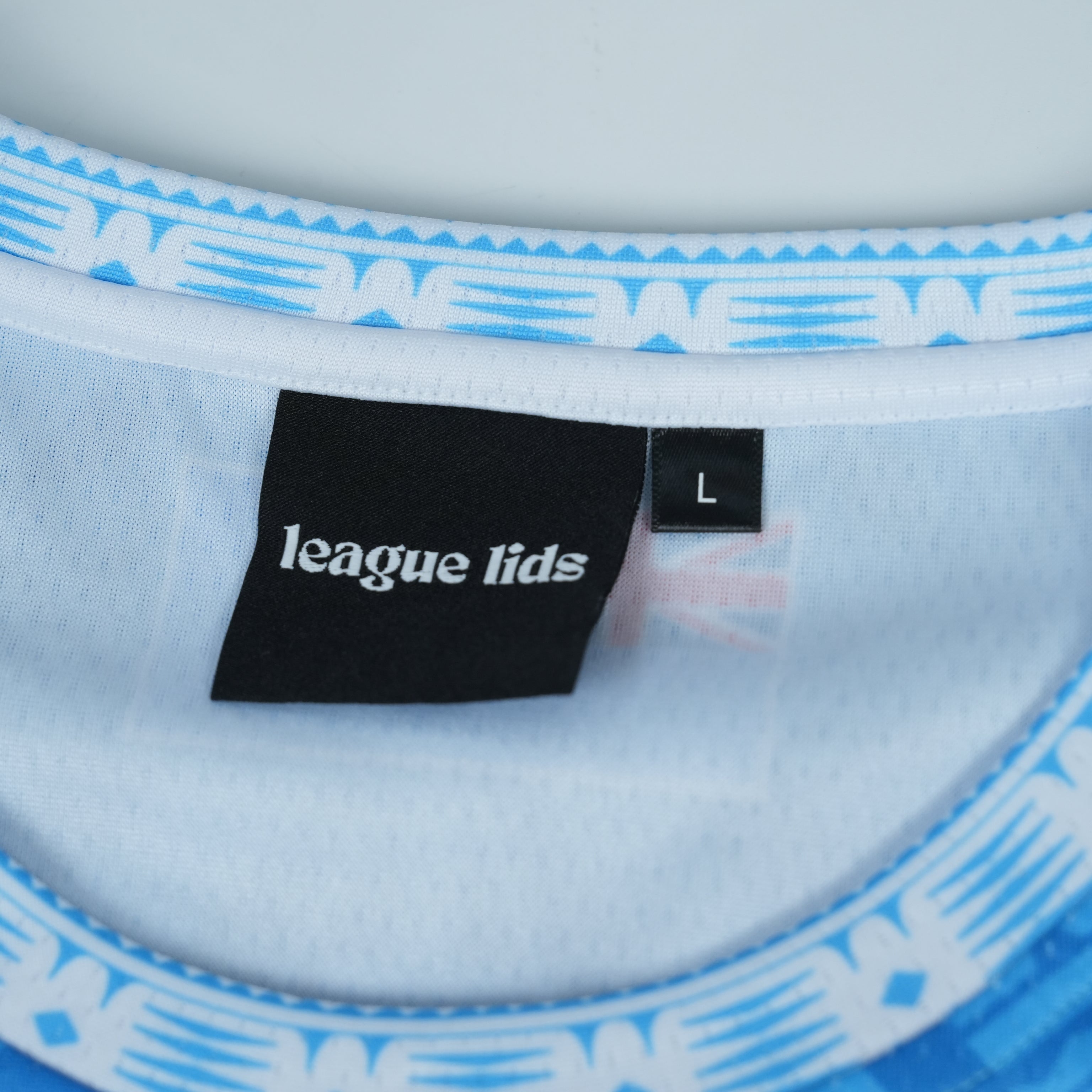 Fiji basketball jersey neck detail
