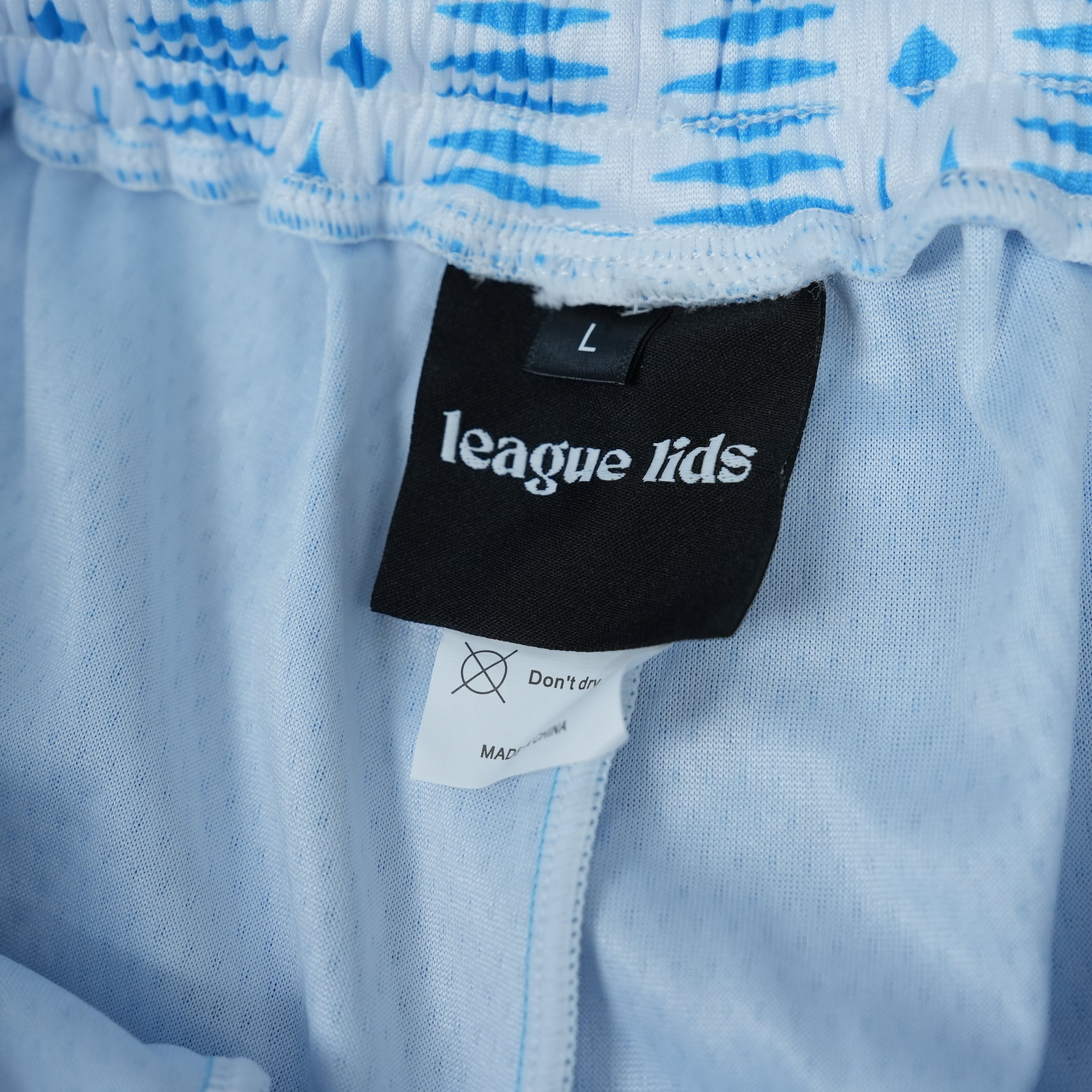 Fiji basketball shorts waistband detail