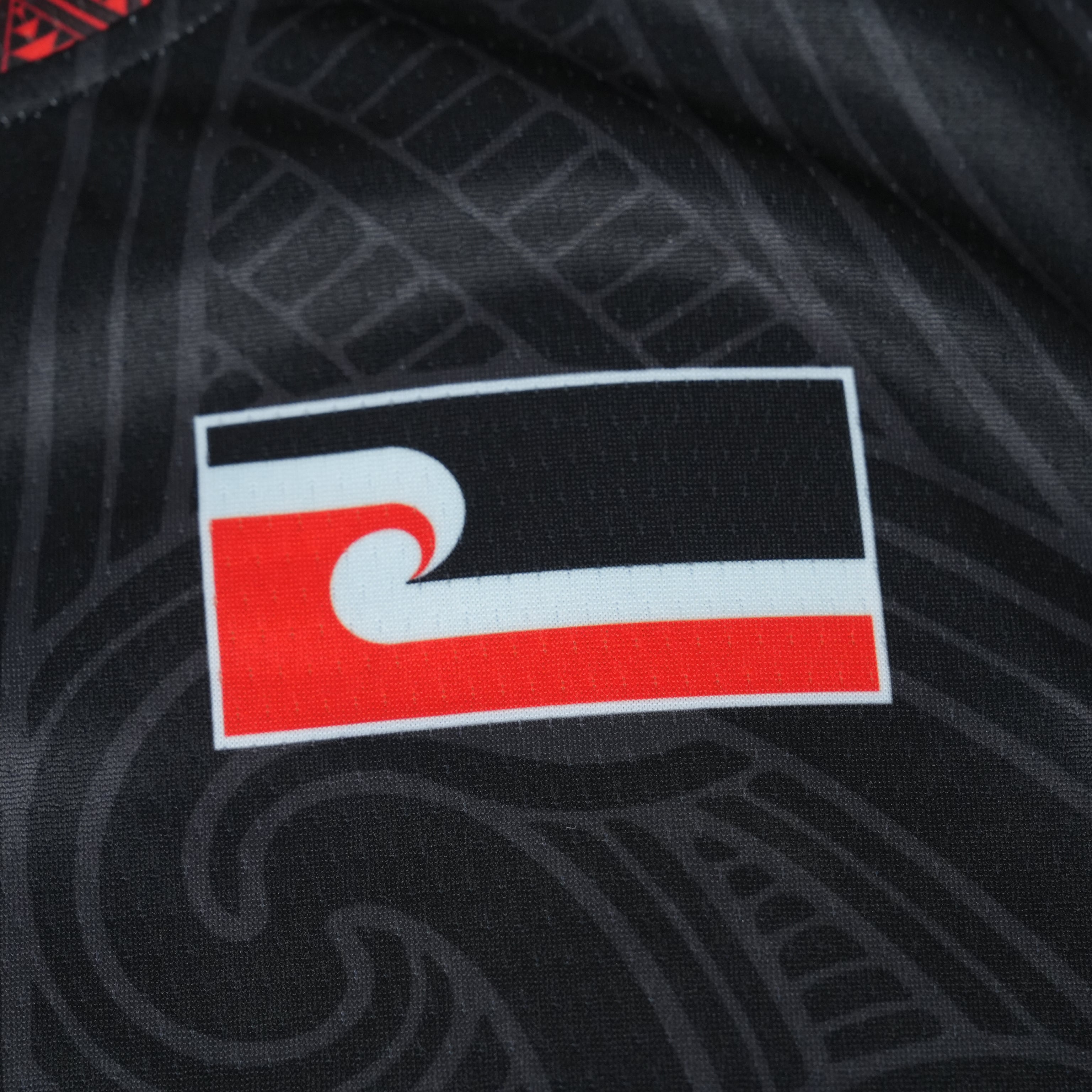 Maori basketball jersey detail