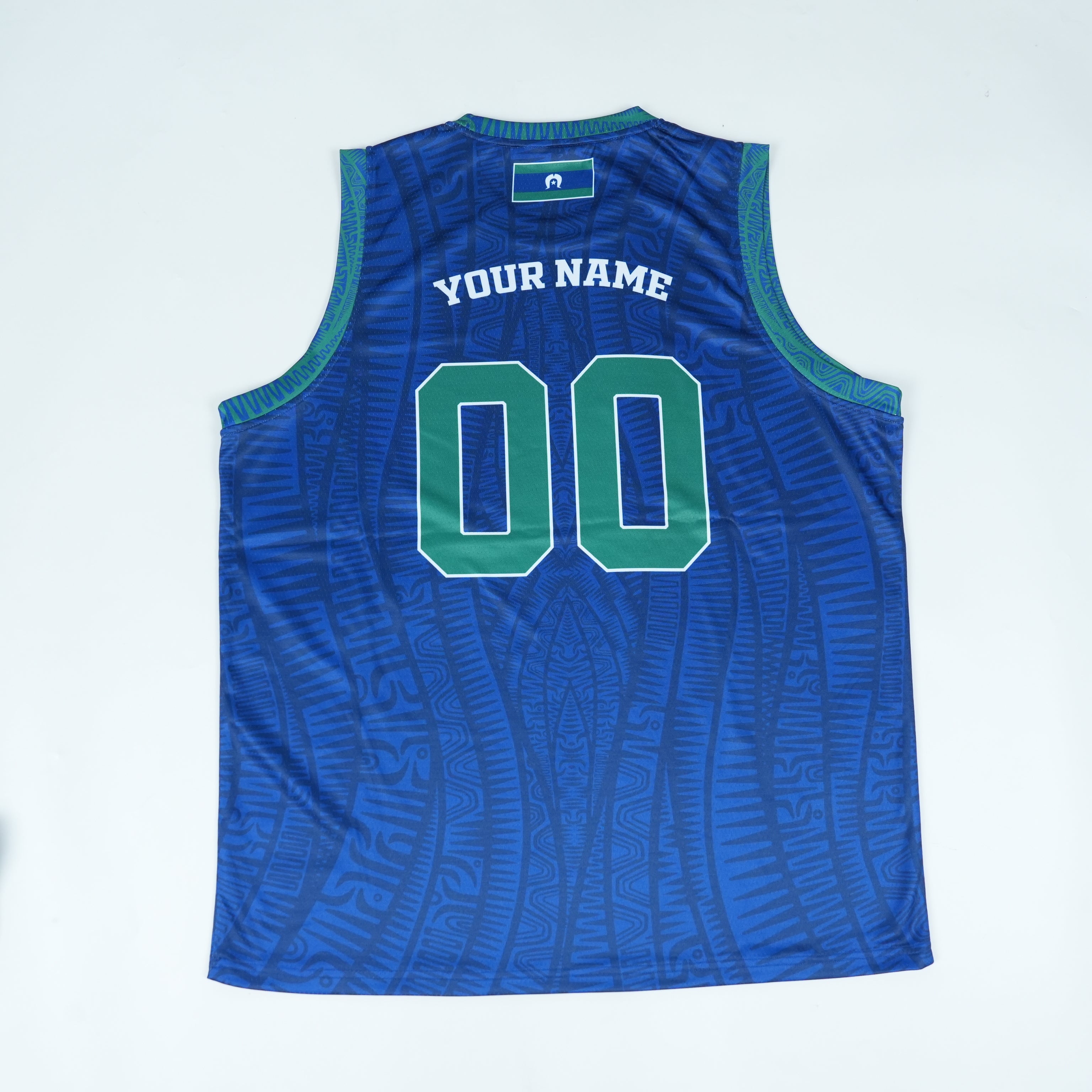 Torres Strait Islander basketball jersey back