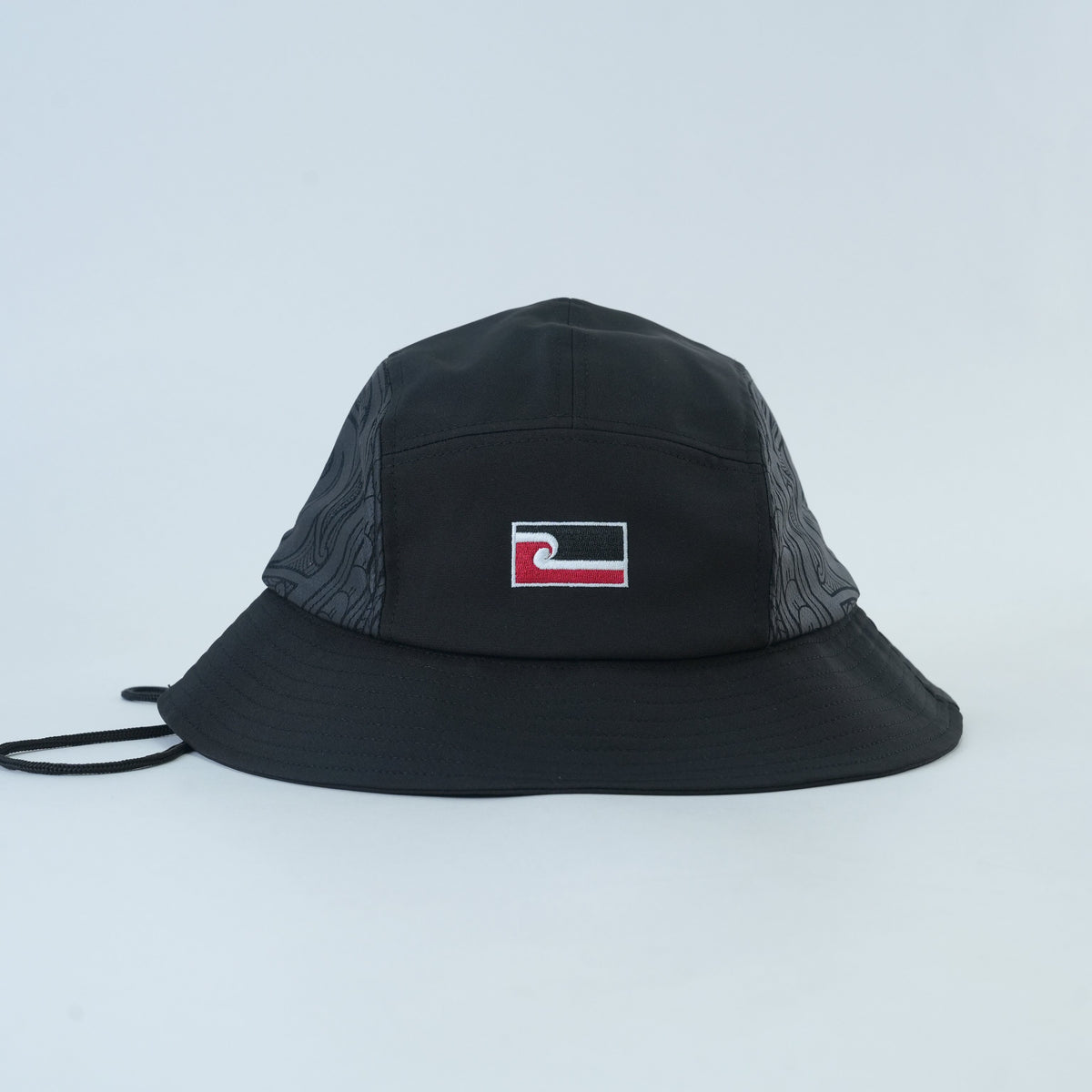 Māori Bucket Lid - Black Edition - front view | League Lids