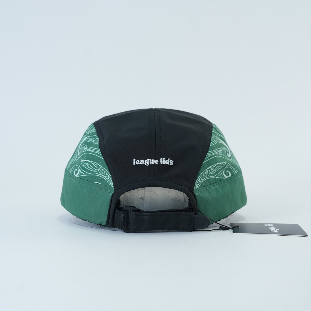 Māori Classic Sports Lid - Green Edition - back view | League Lids