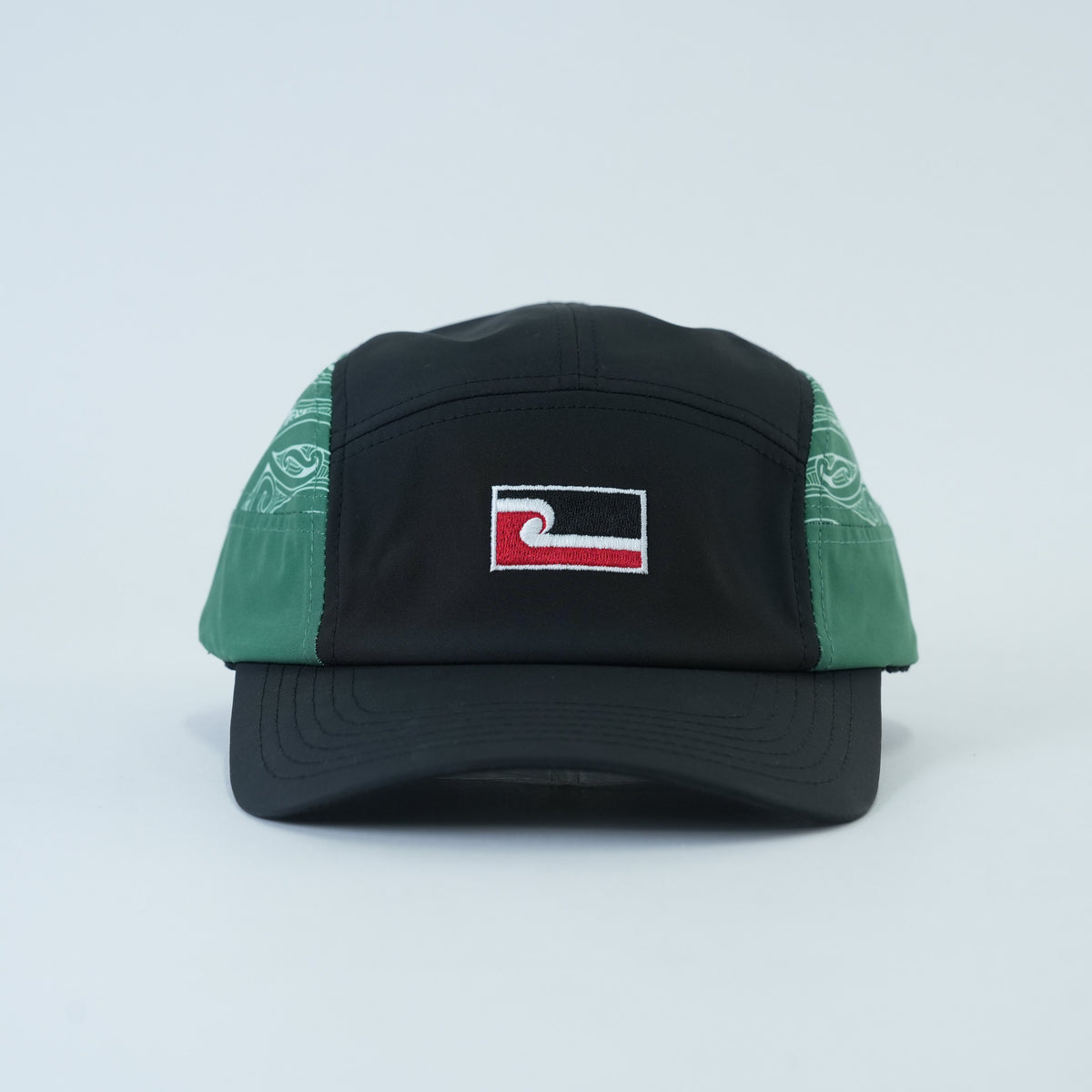 Māori Classic Sports Lid - Green Edition - front view | League Lids