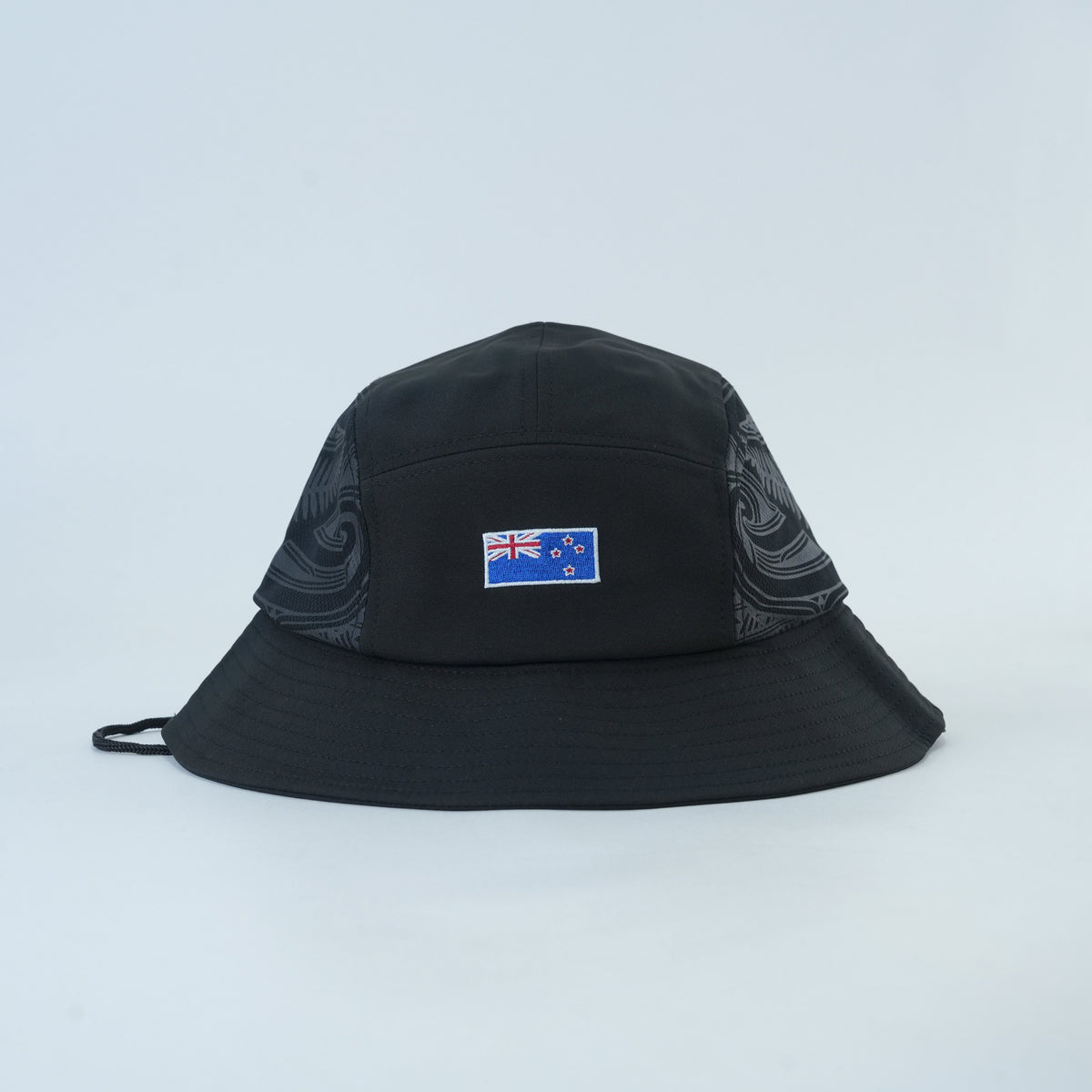 New Zealand Bucket Lid - Black Edition - front view | League Lids