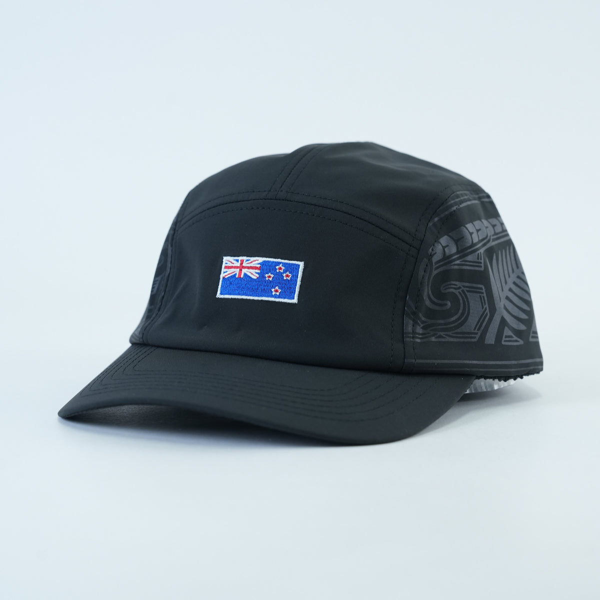 New Zealand Classic Sports Lid - Black Edition - front angle view | League Lids