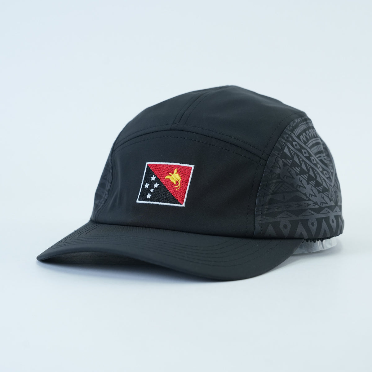 Papua New Guinea Classic Sports Lid - Black Edition - front angle view | League Lids