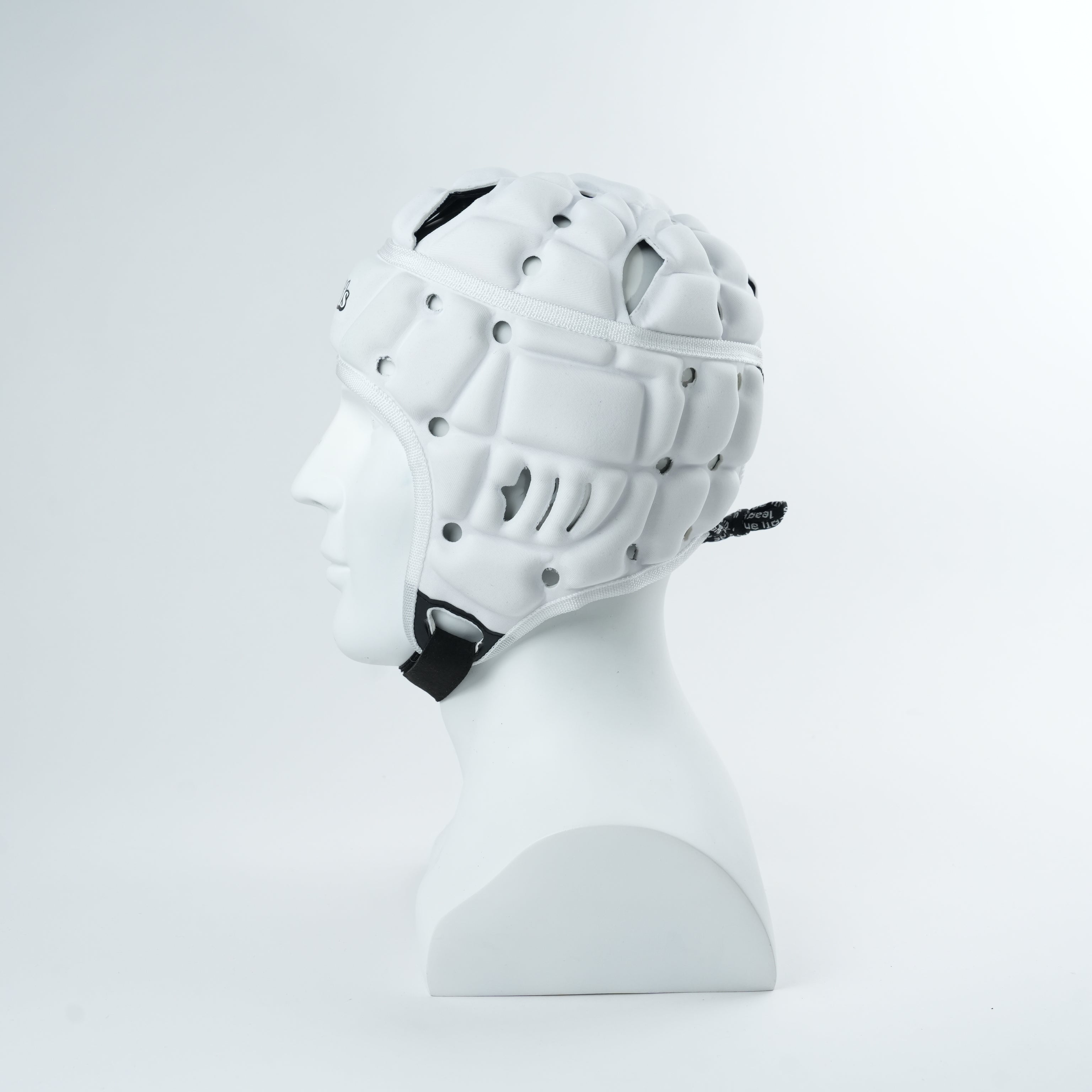 White Classic Headguard Lid