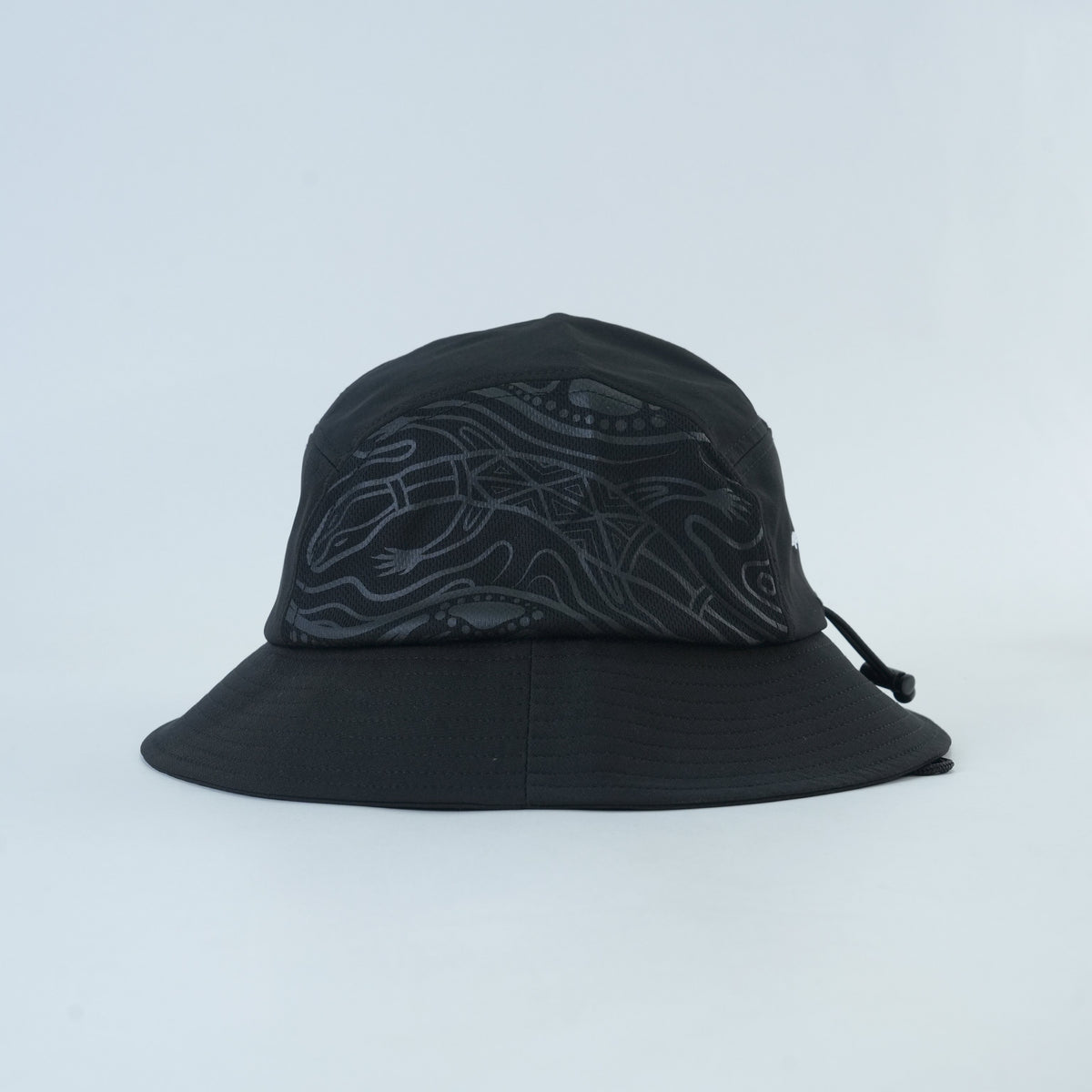Aboriginal Bucket Lid - Black Edition - side view | League Lids
