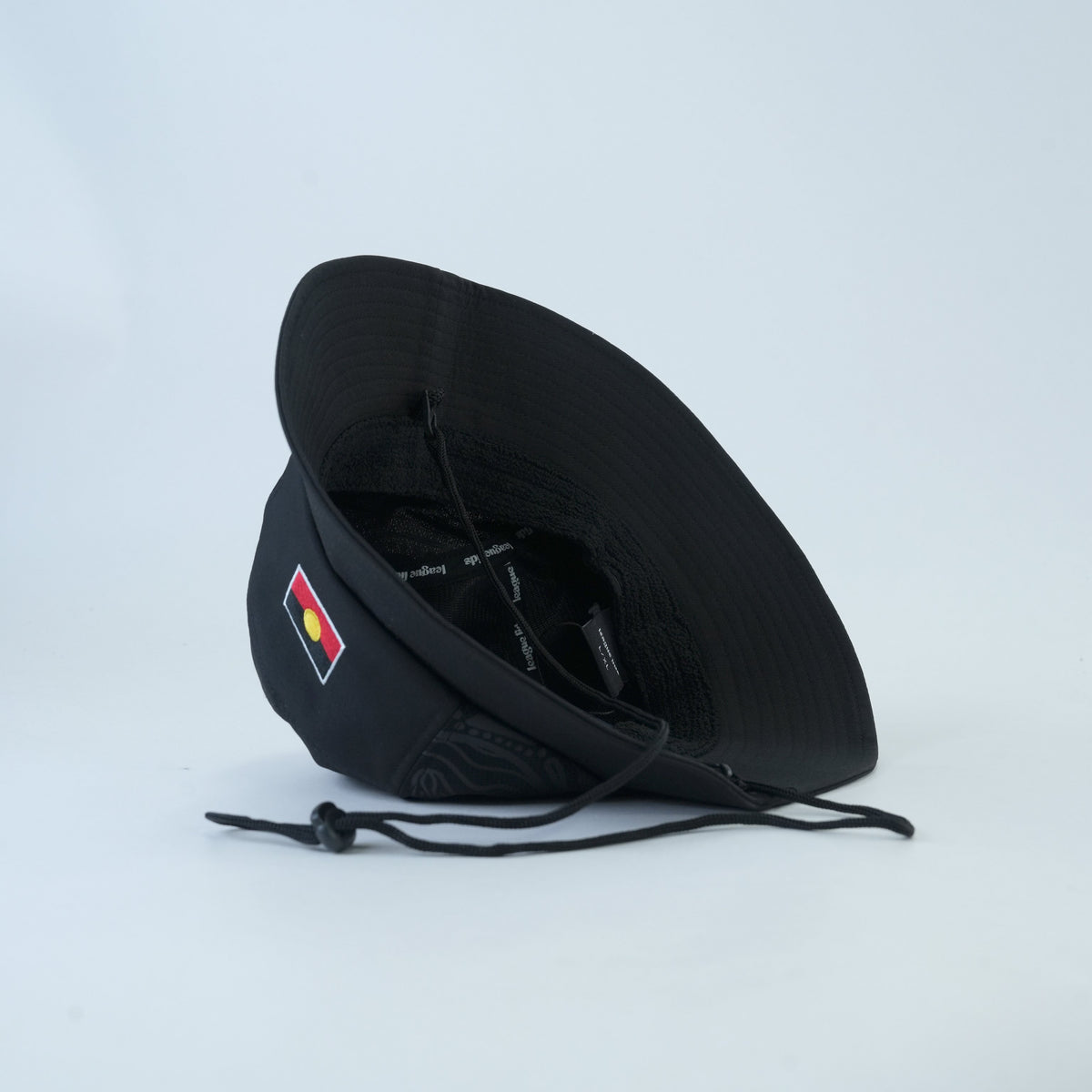 Aboriginal Bucket Lid - Black Edition - underneath view | League Lids