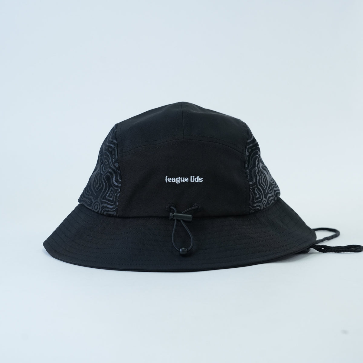 Australia Bucket Lid - Black Edition - back view | League Lids