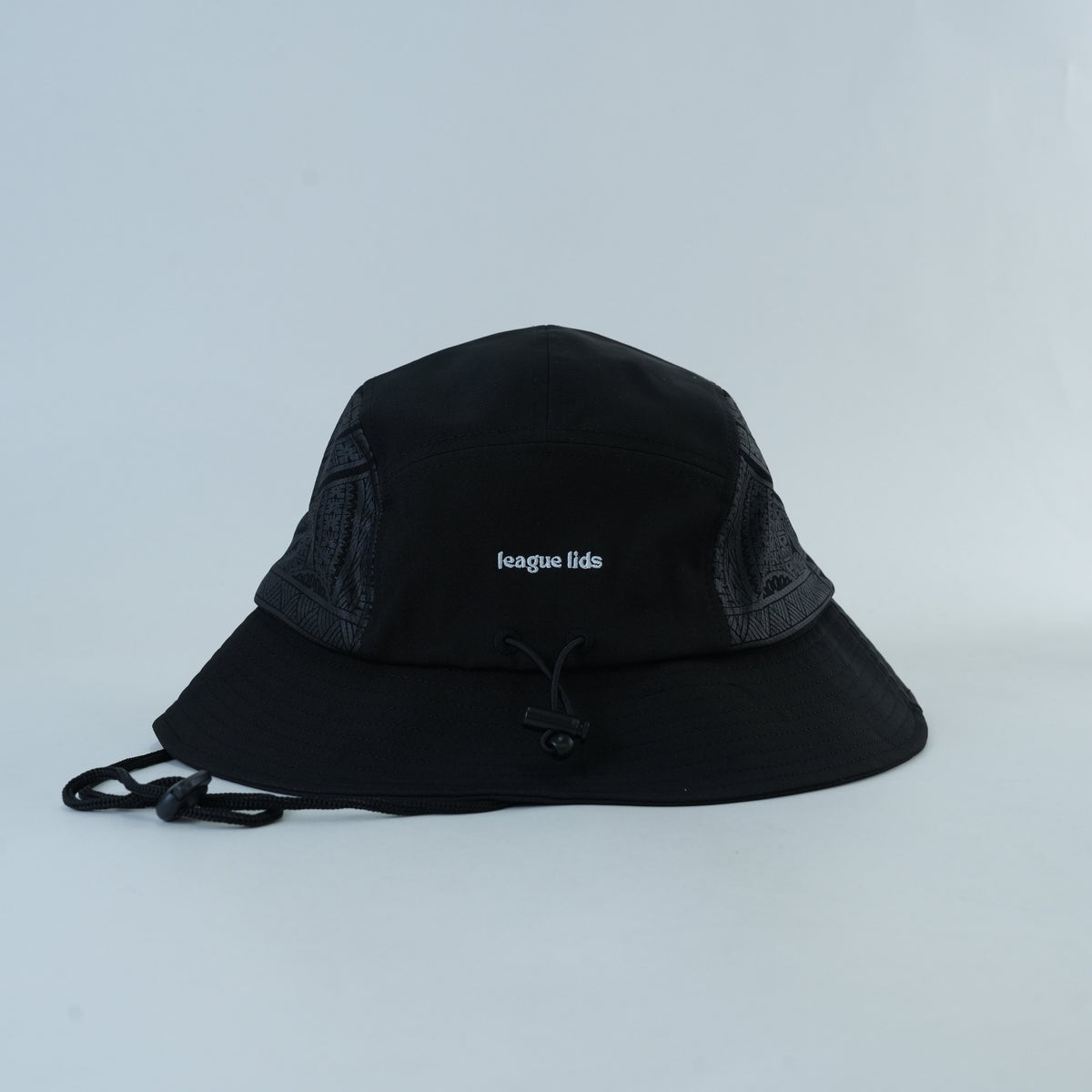 Fiji Bucket Lid - Black Edition - back view | League Lids