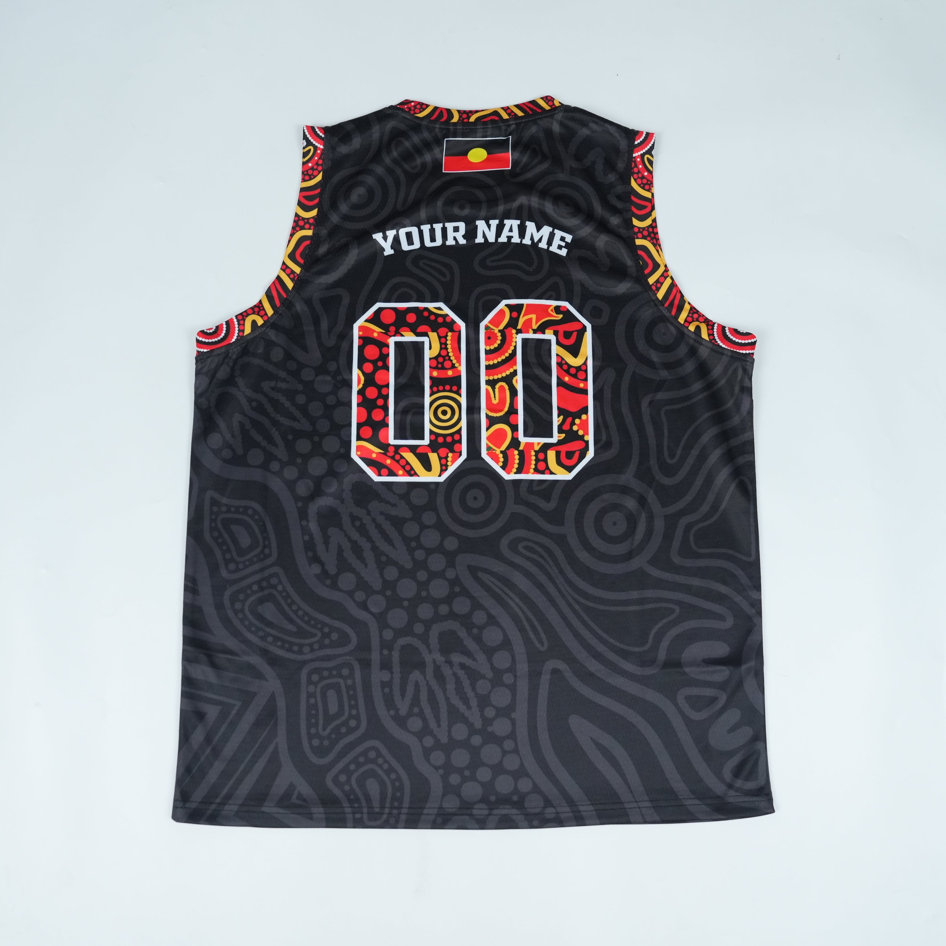 Aboriginal basketball jersey