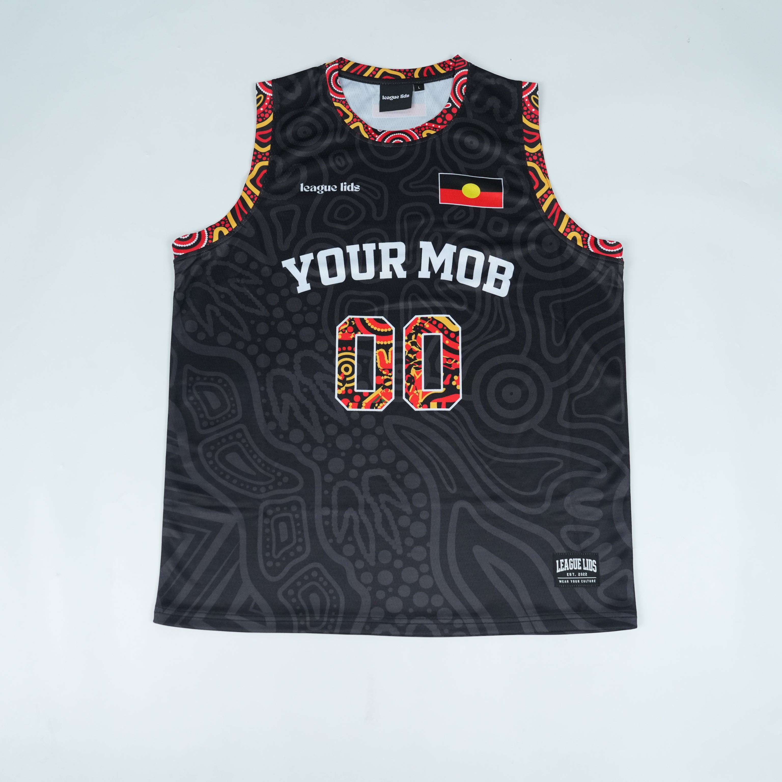 Aboriginal basketball jersey
