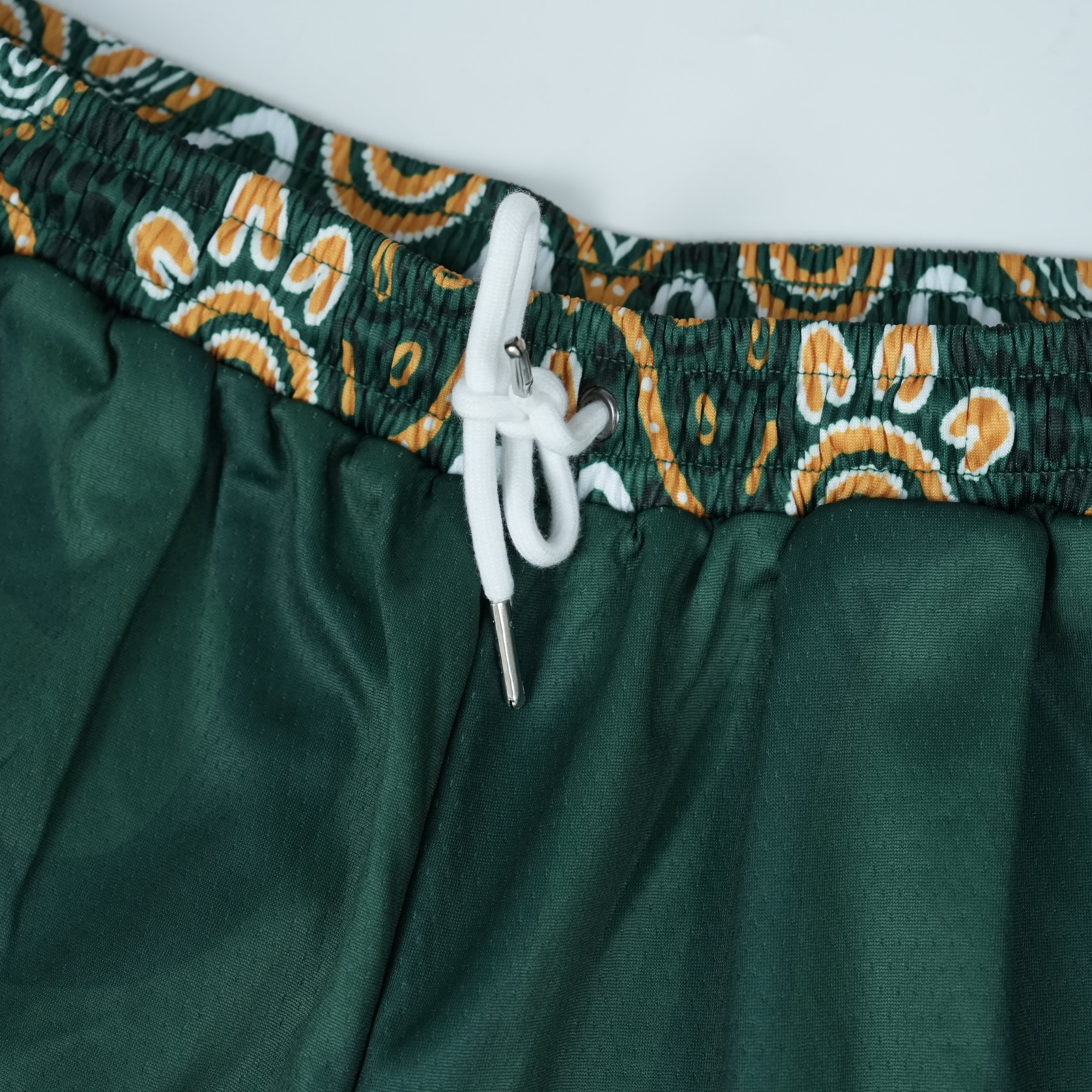 Australia basketball shorts detail