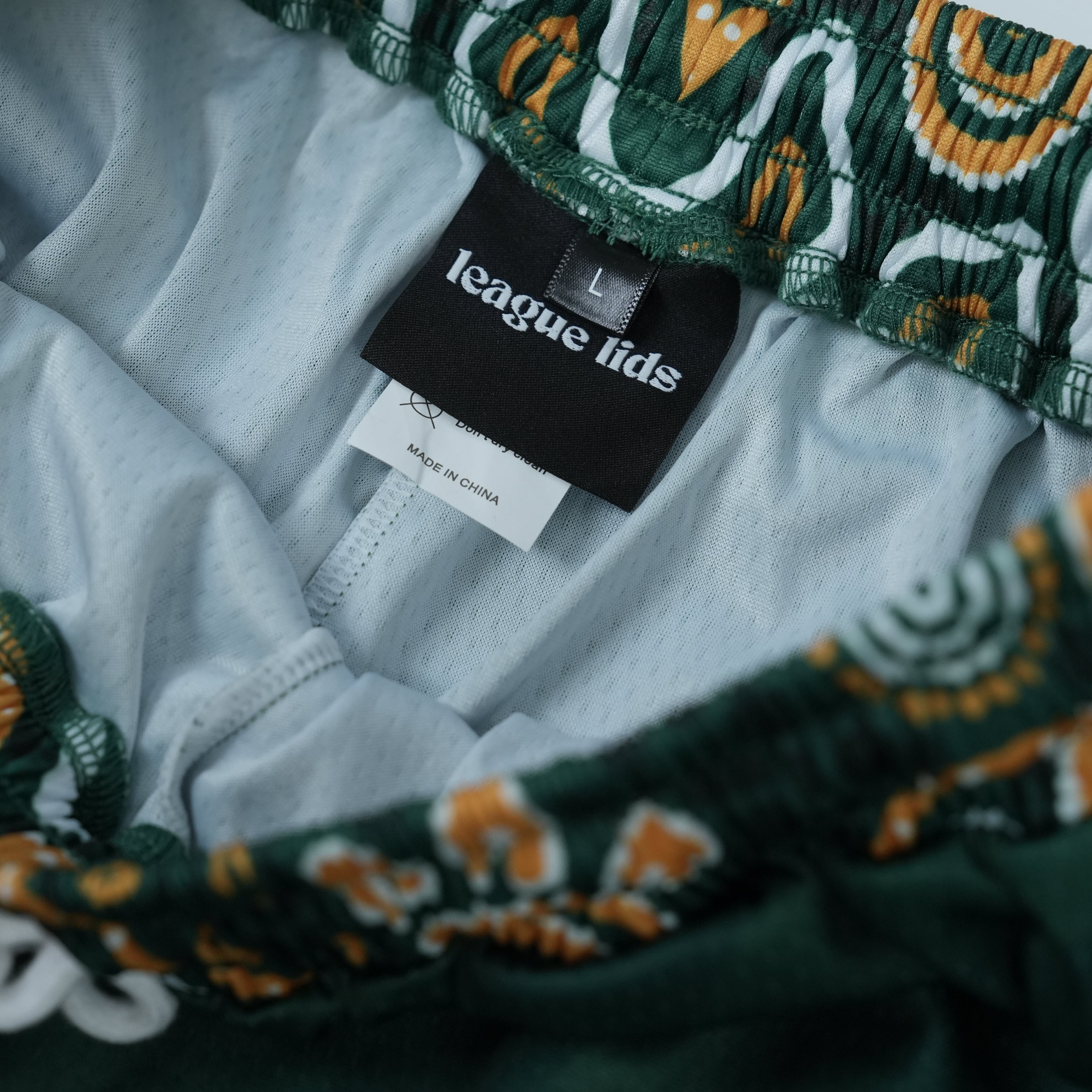 Australia basketball shorts detail
