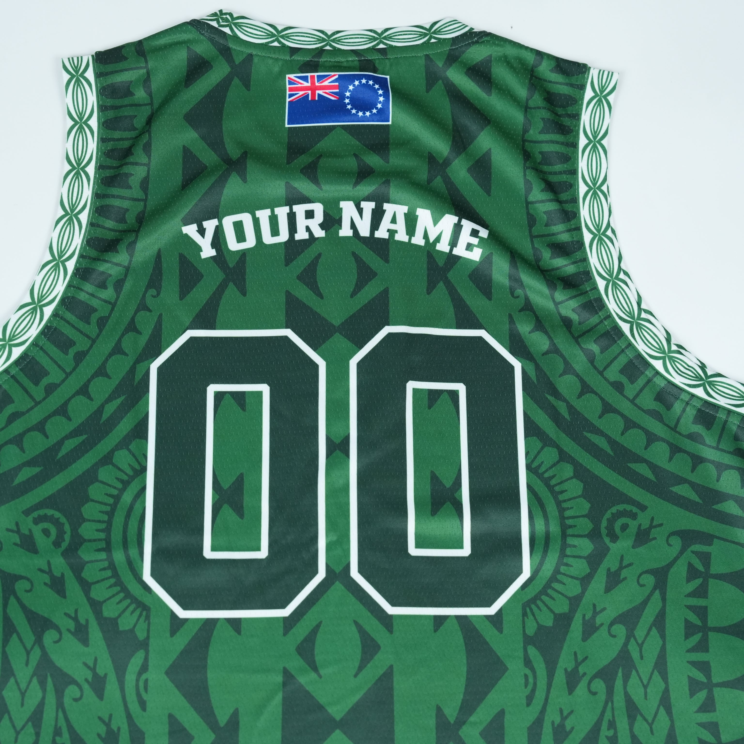 Cook Islands basketball jersey back