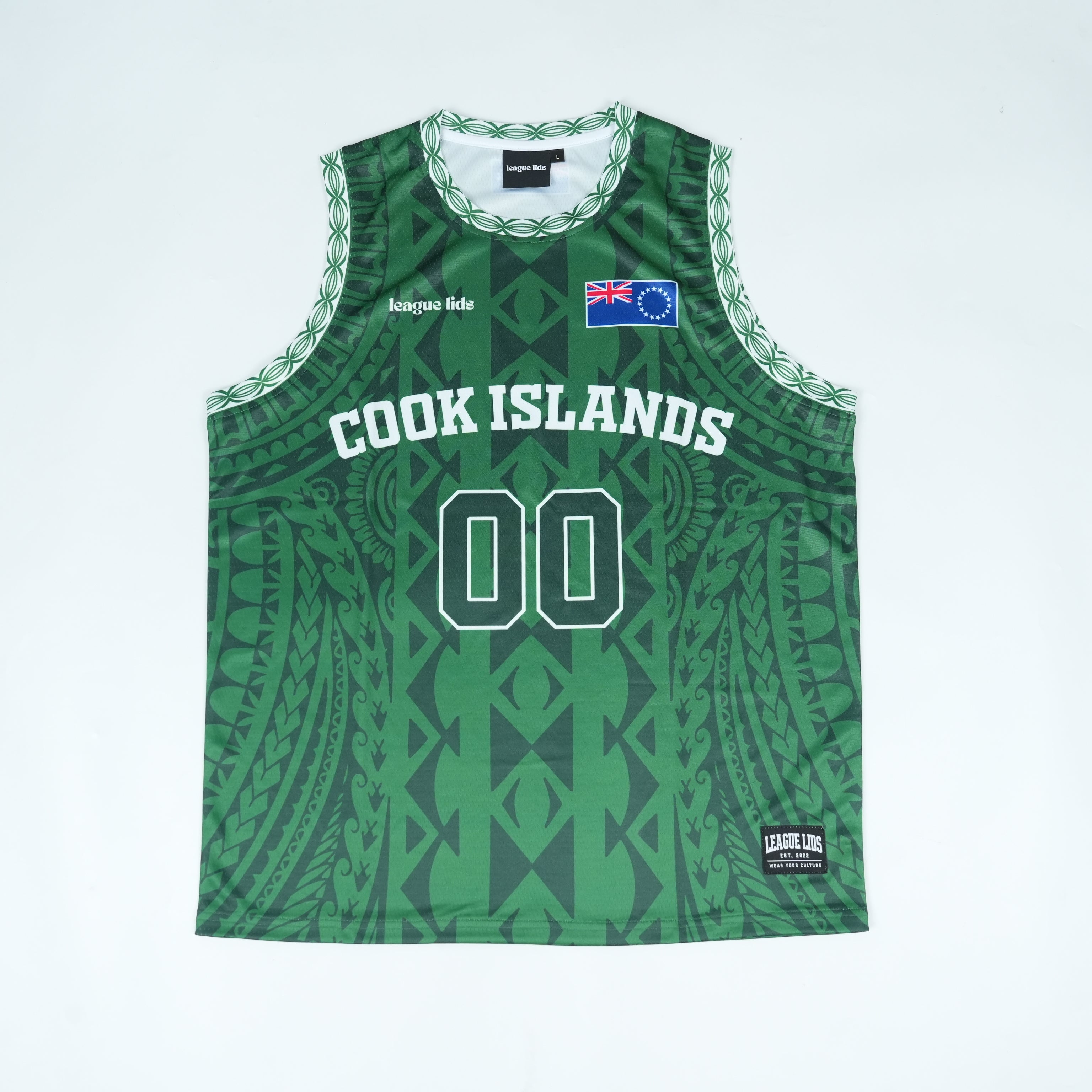 Cook Islands basketball jersey front