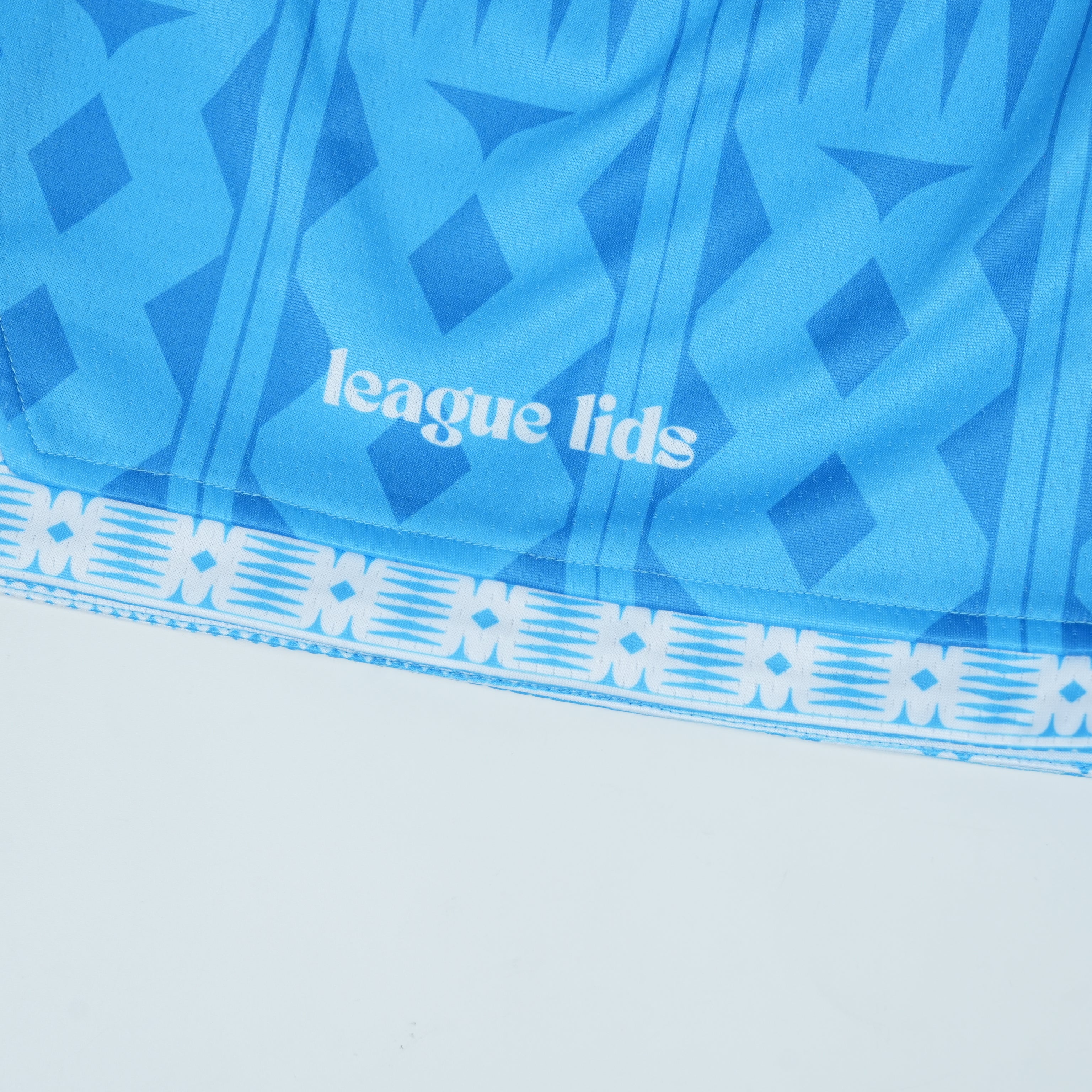 Fiji basketball shorts branding detail