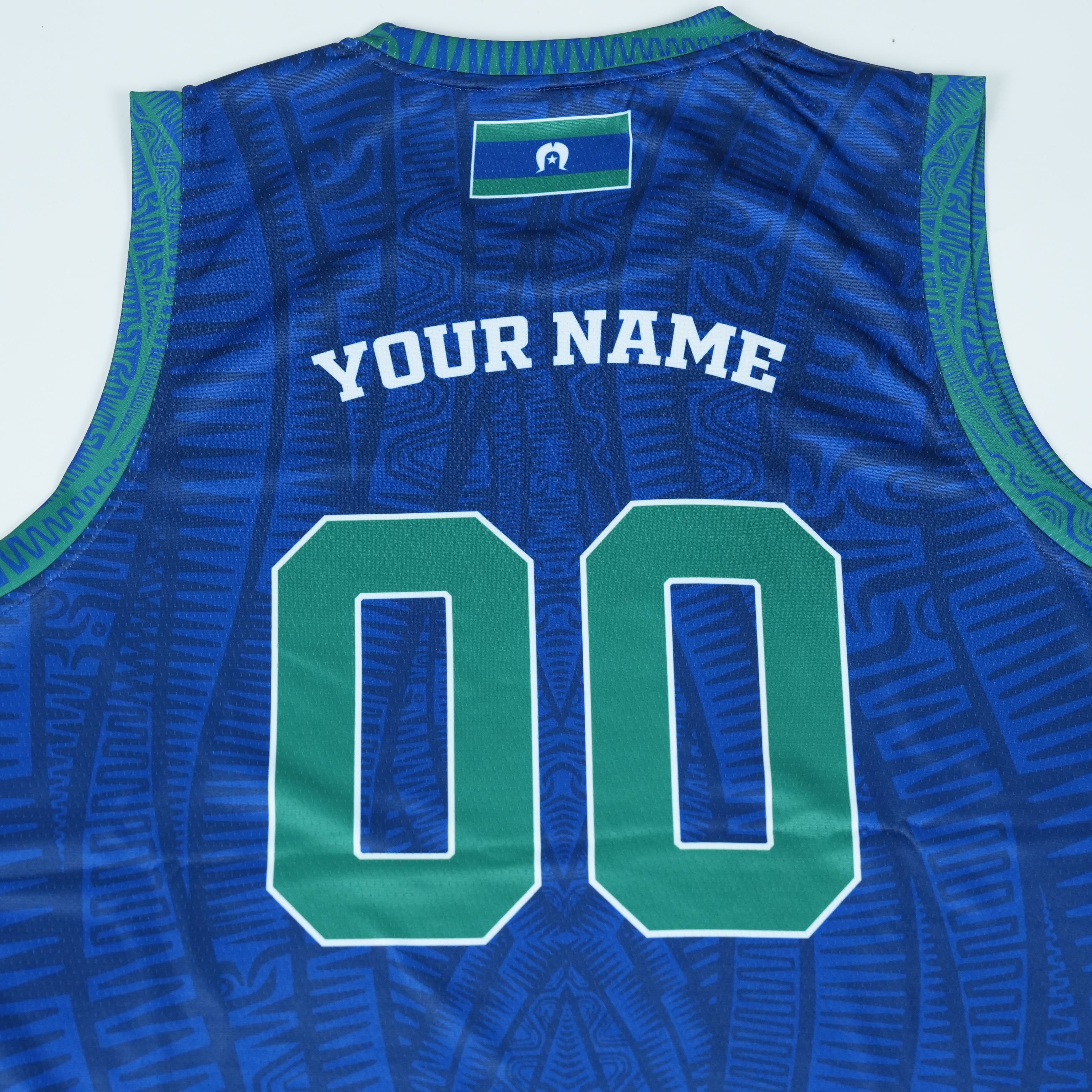 Torres Strait Islander basketball jersey back