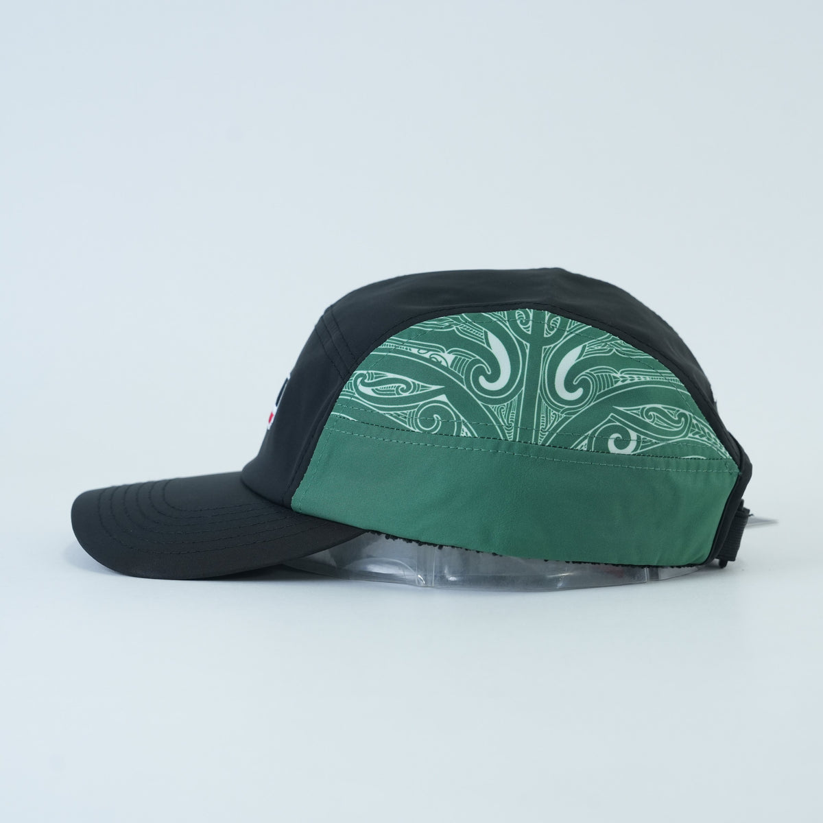Māori Classic Sports Lid - Green Edition - side view | League Lids