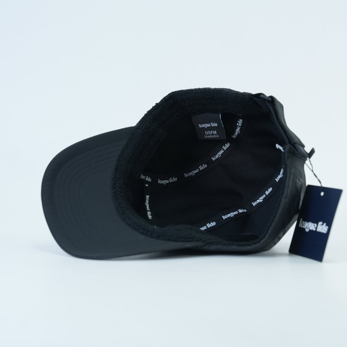 New Zealand Classic Sports Lid - Black Edition - underneath view | League Lids