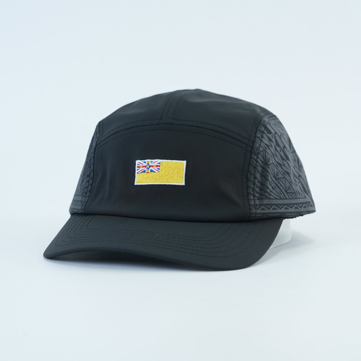 Niue Classic Sports Lid - Black Edition - front angle view | League Lids