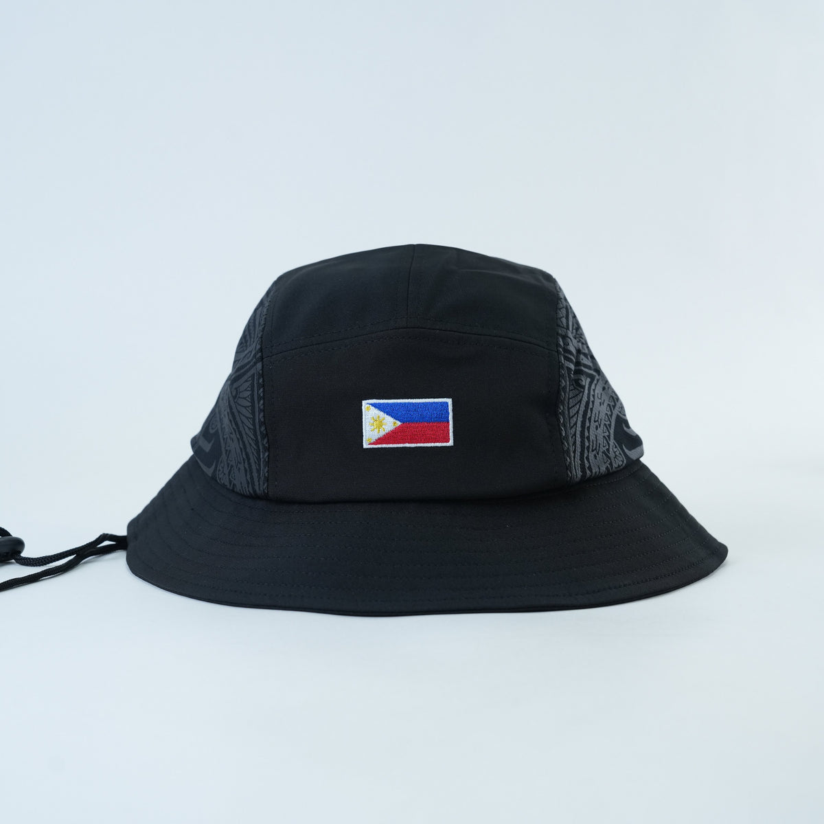Philippines Bucket Lid - Black Edition - front view | League Lids