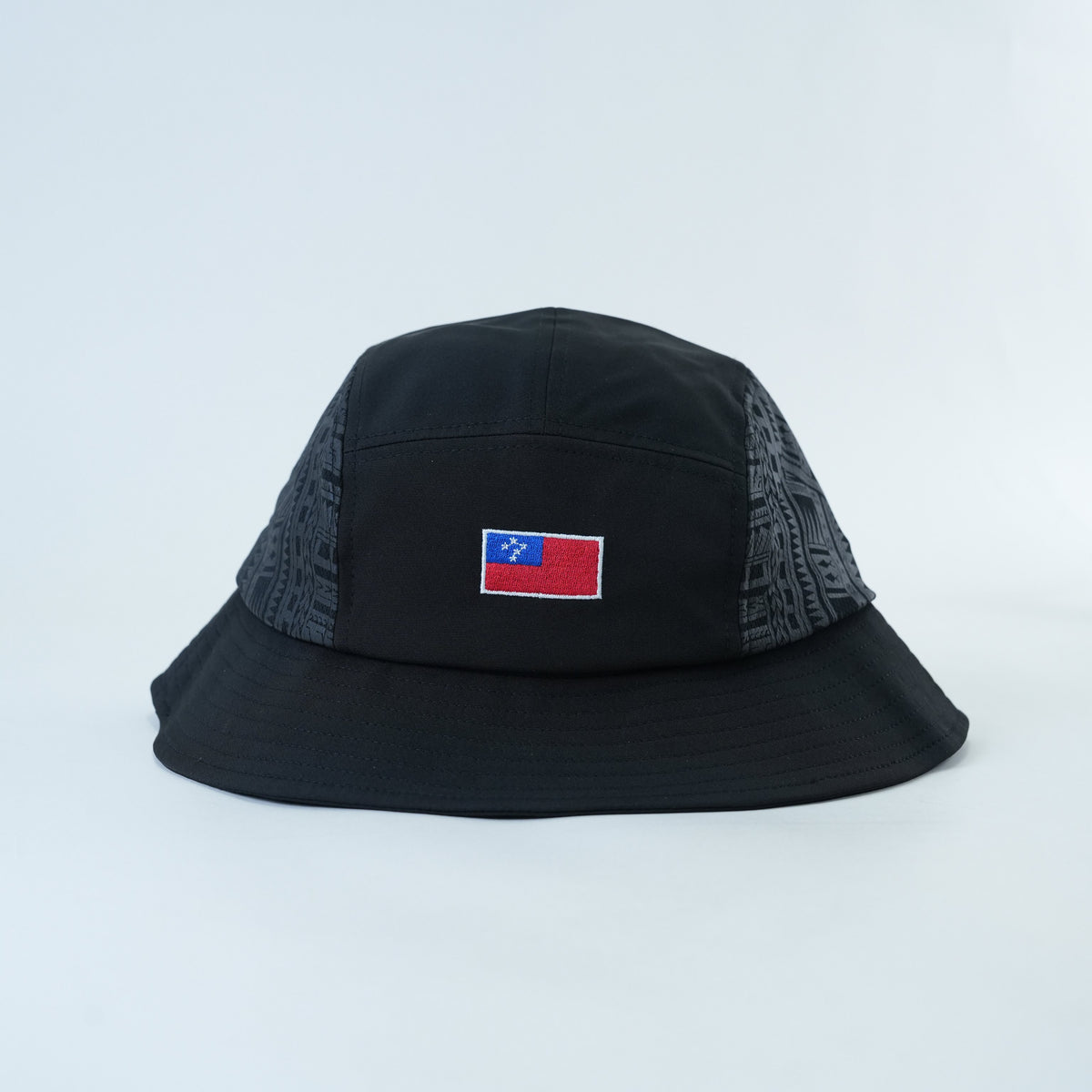 Samoa Bucket Lid - Black Edition - front view | League Lids