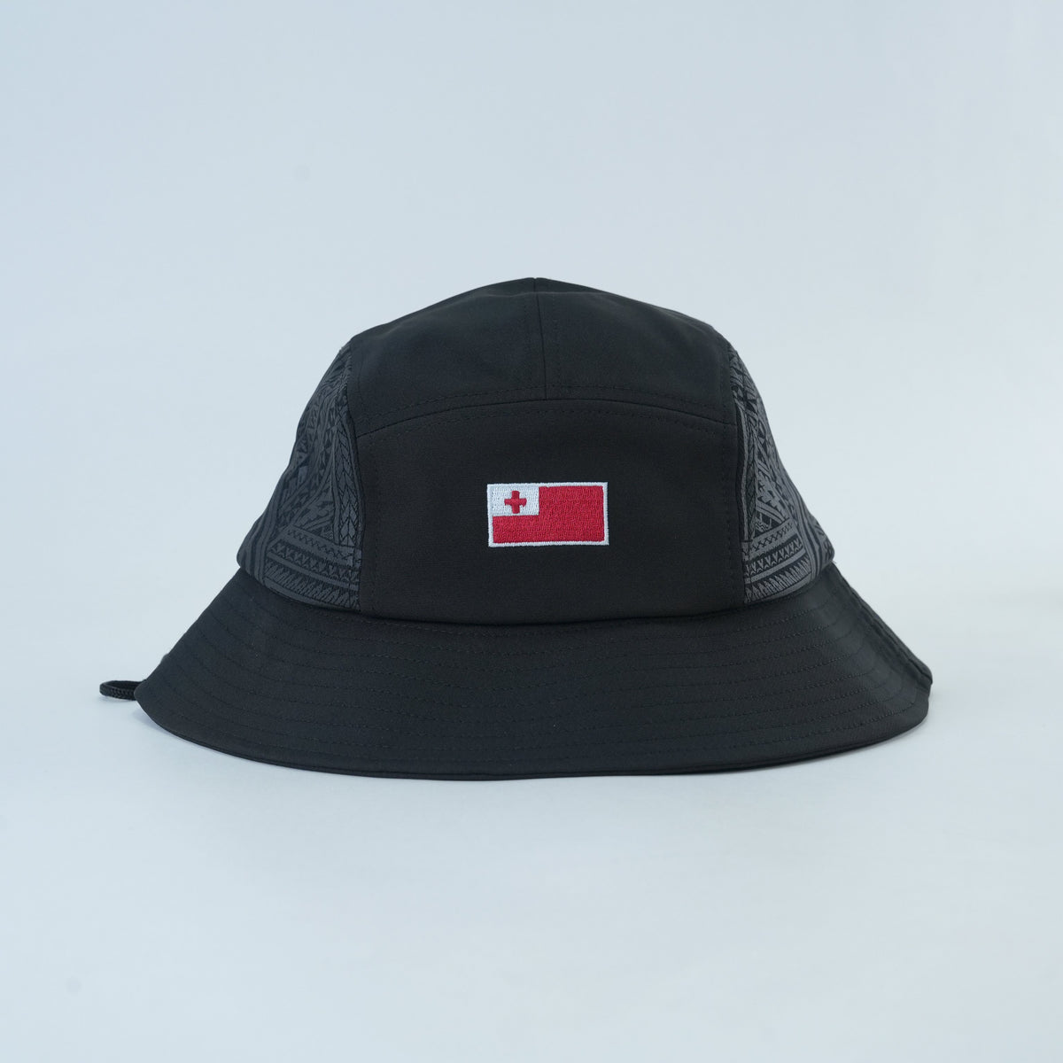 Tonga Bucket Lid - Black Edition - front view | League Lids