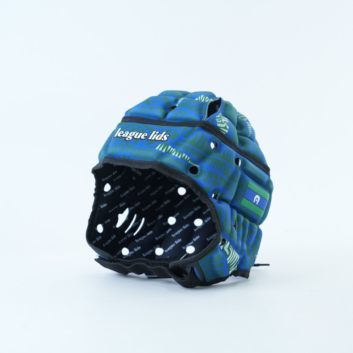 Torres Strait Island Classic Headguard Lid - front angle view | League Lids